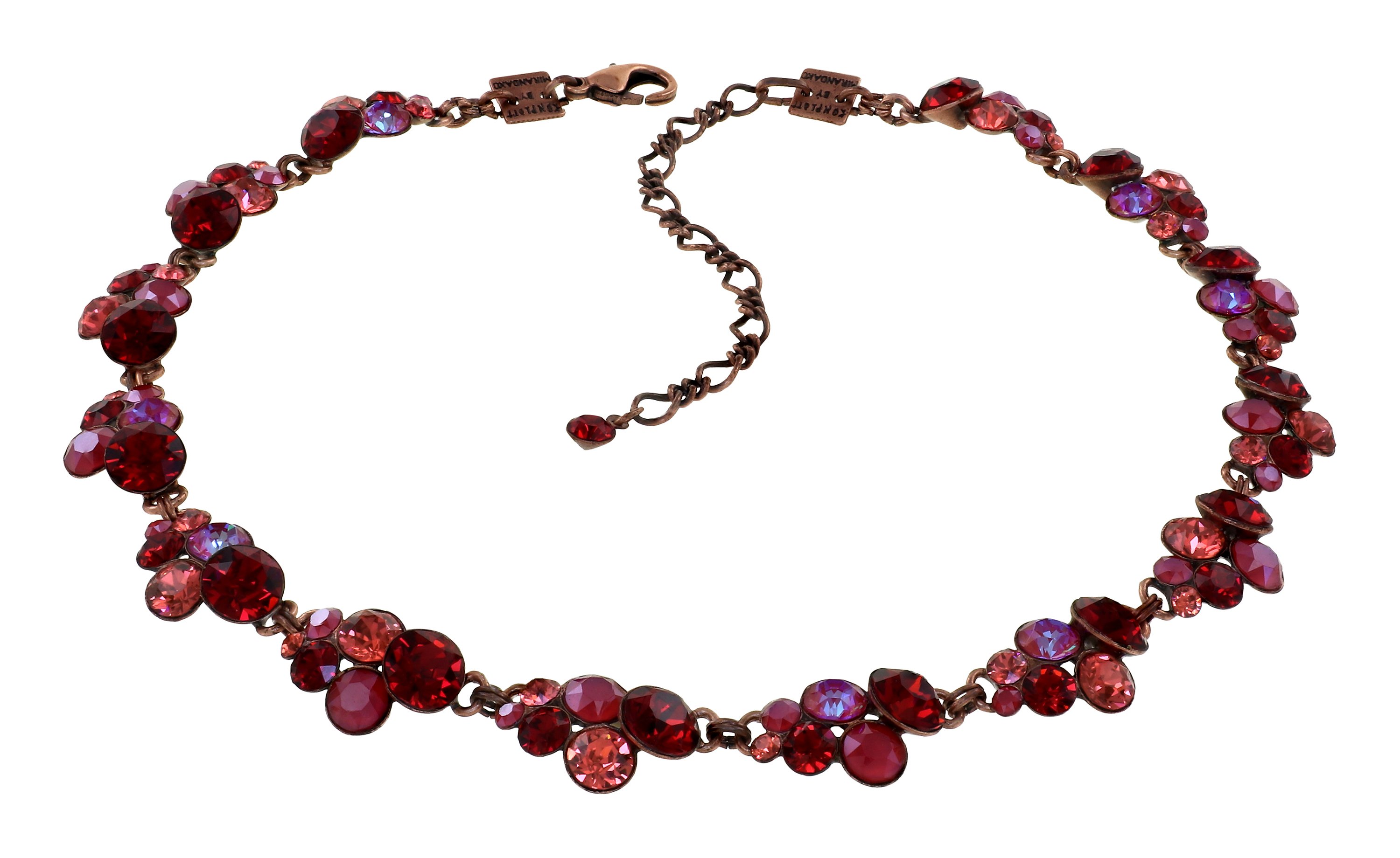 Bild für Halskette Collier Petit Glamour Mystische Rottöne Koralle 