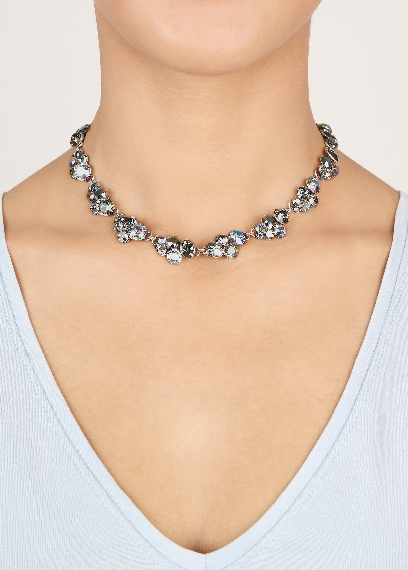 image pour Collier Petit Glamour Gris Paradisiaque Lilac 