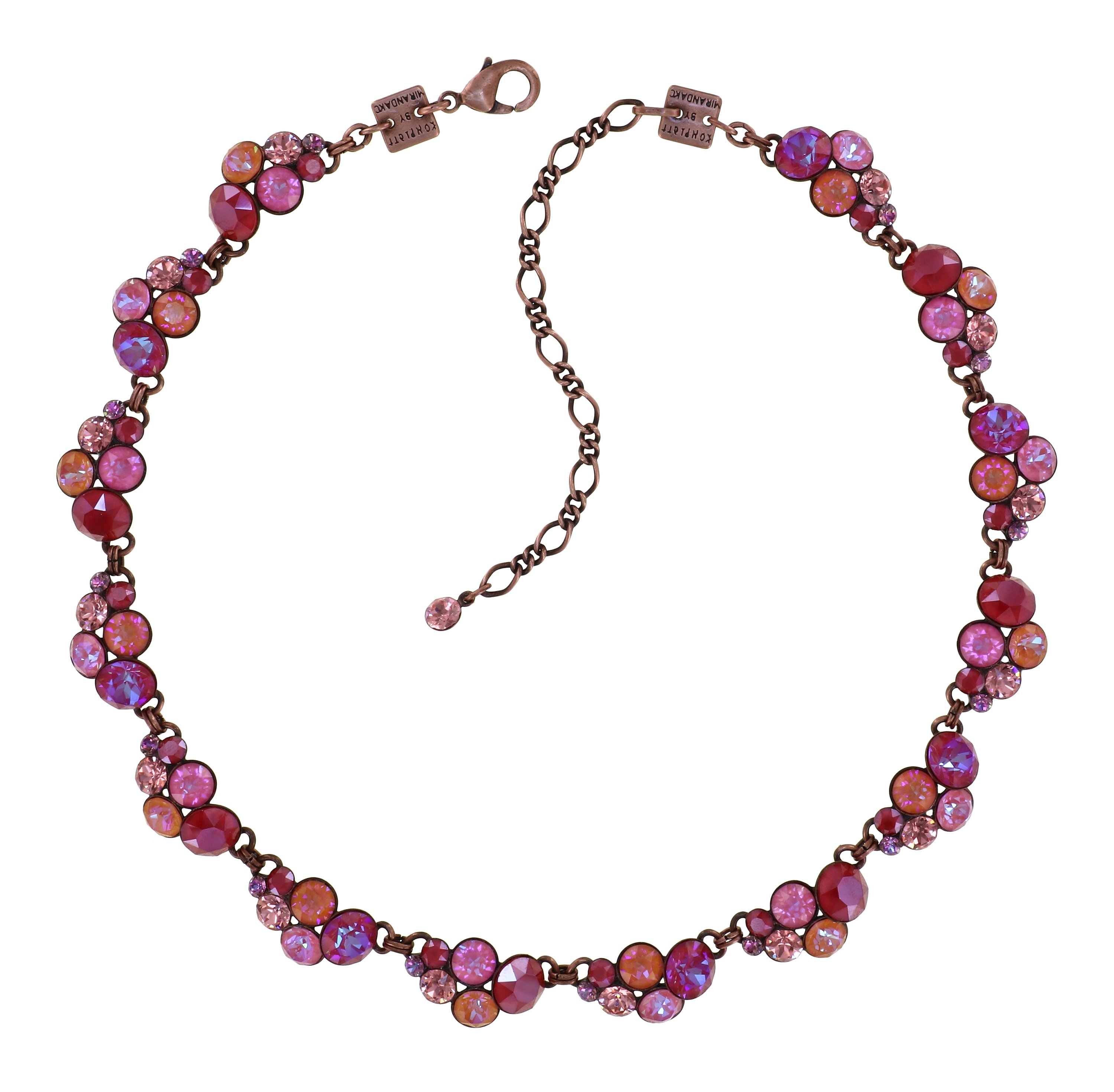 image for Necklace Collier Petit Glamour Watermelon coralline 