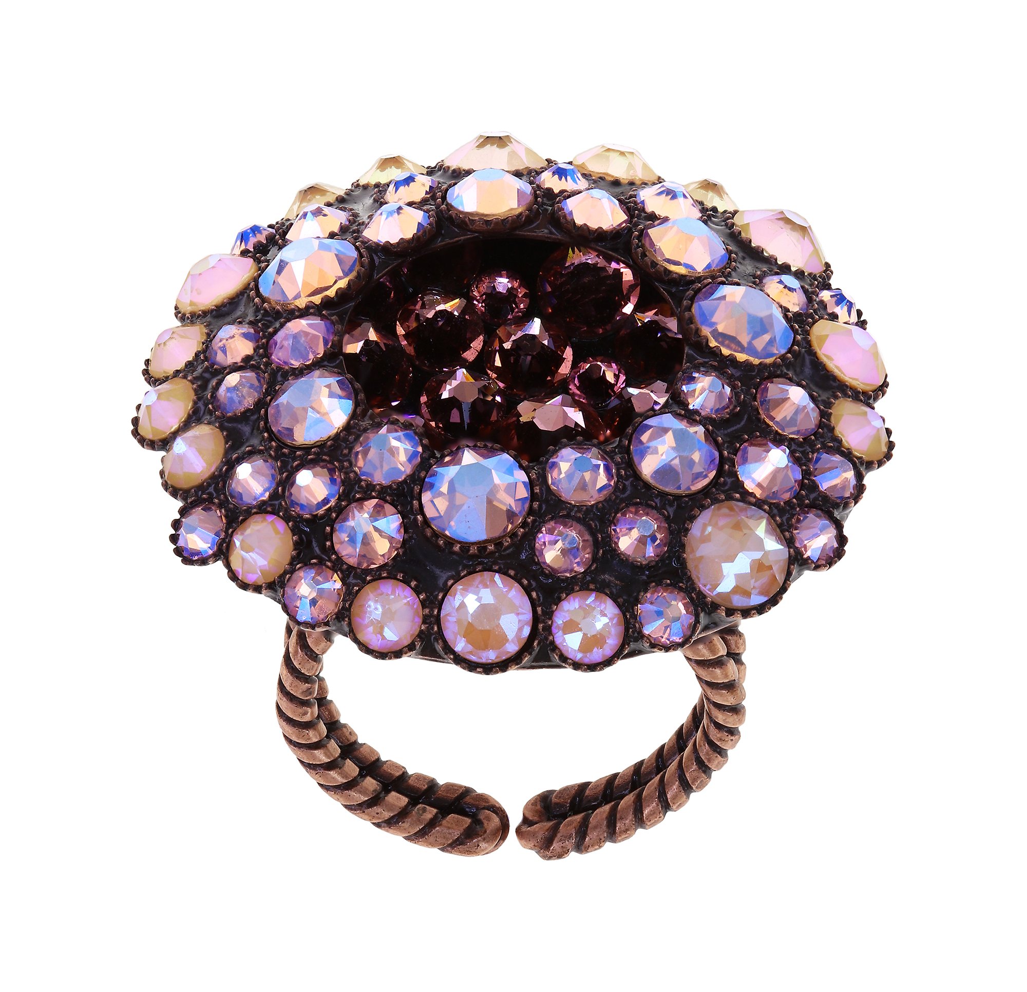 Bild für Ring Inside Out Aprikosen Glanz Beige Größe L