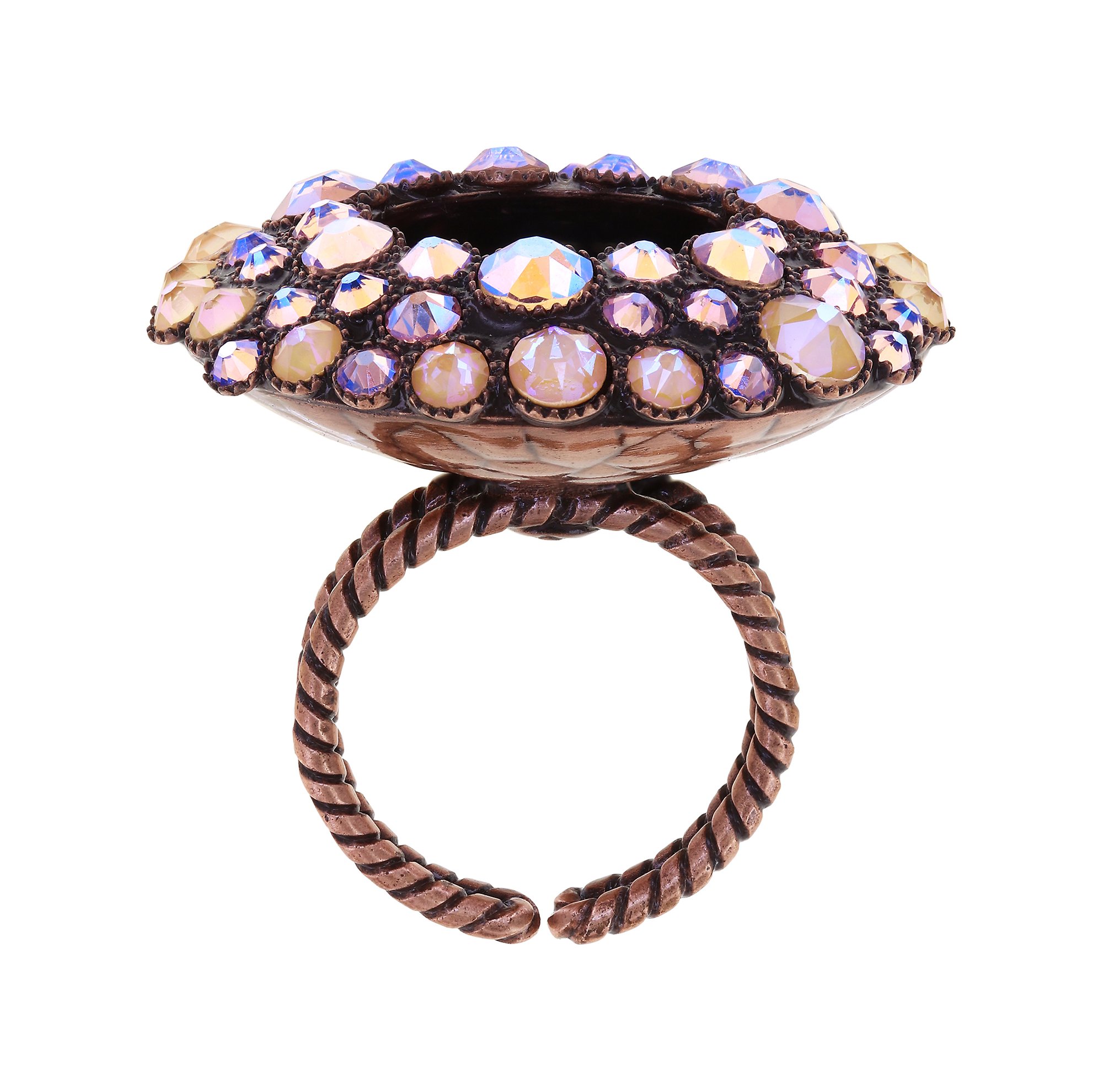 image for Ring Inside Out Apricot Shine Beige size L