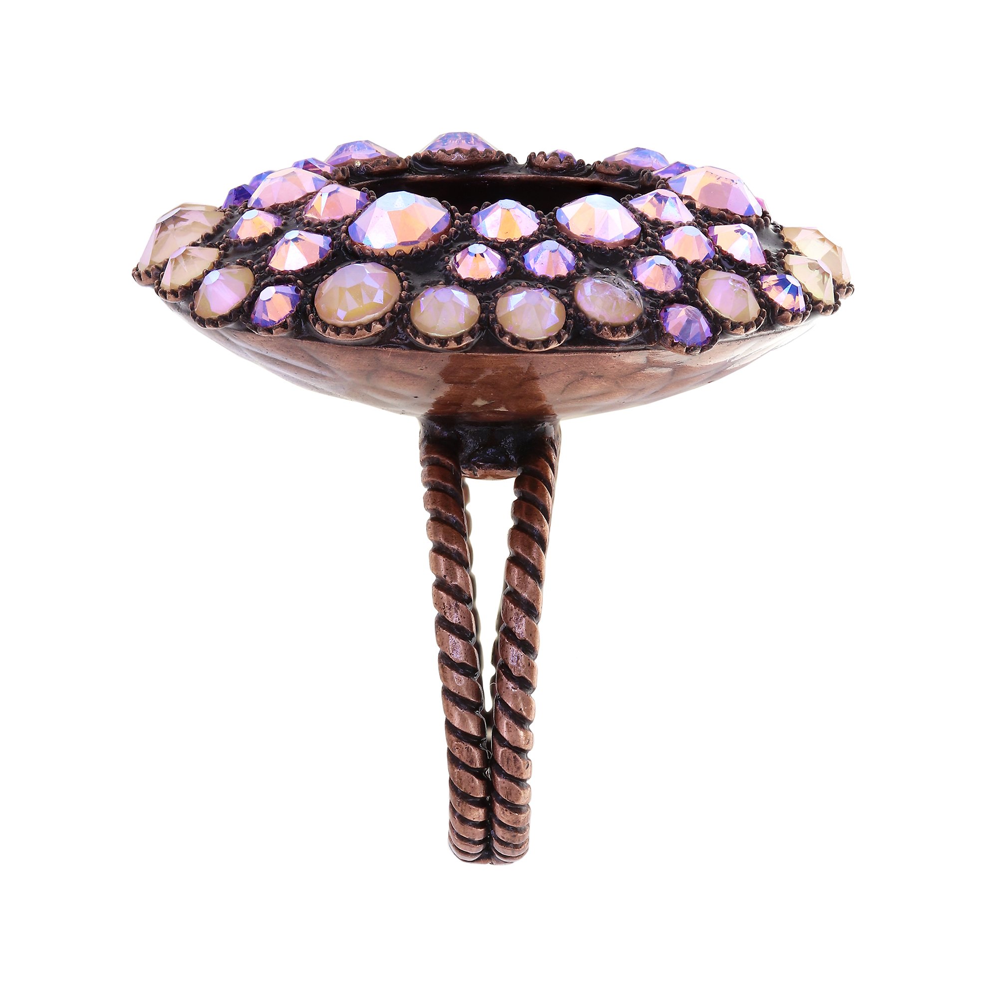 Bild für Ring Inside Out Aprikosen Glanz Beige Größe L