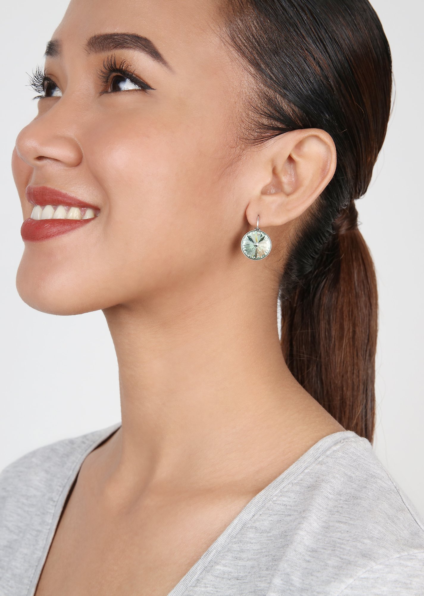 image pour Boucles d'oreilles Eurowire Rivoli Vert Clair chrysolite 