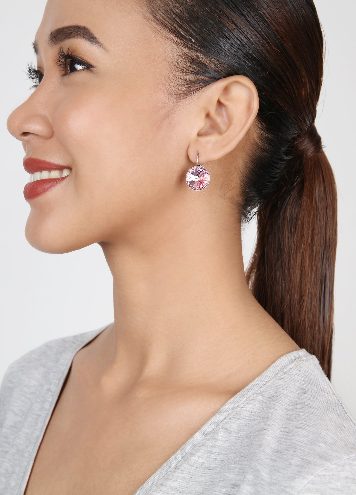 image pour Boucles d'oreilles Eurowire Rivoli Rose light rose 