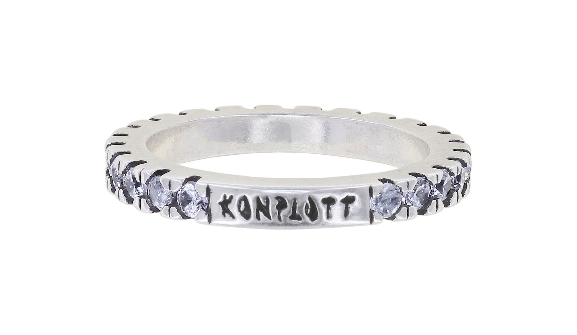 Bild für Ring Daily Glam Weiß Weiß 50mm