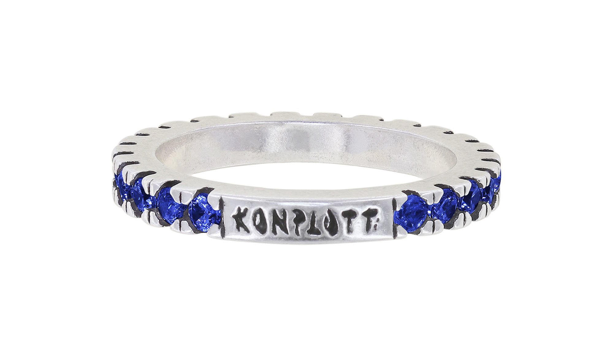 image pour Anneau Daily Glam Saphir Clair light sapphire 50 mm