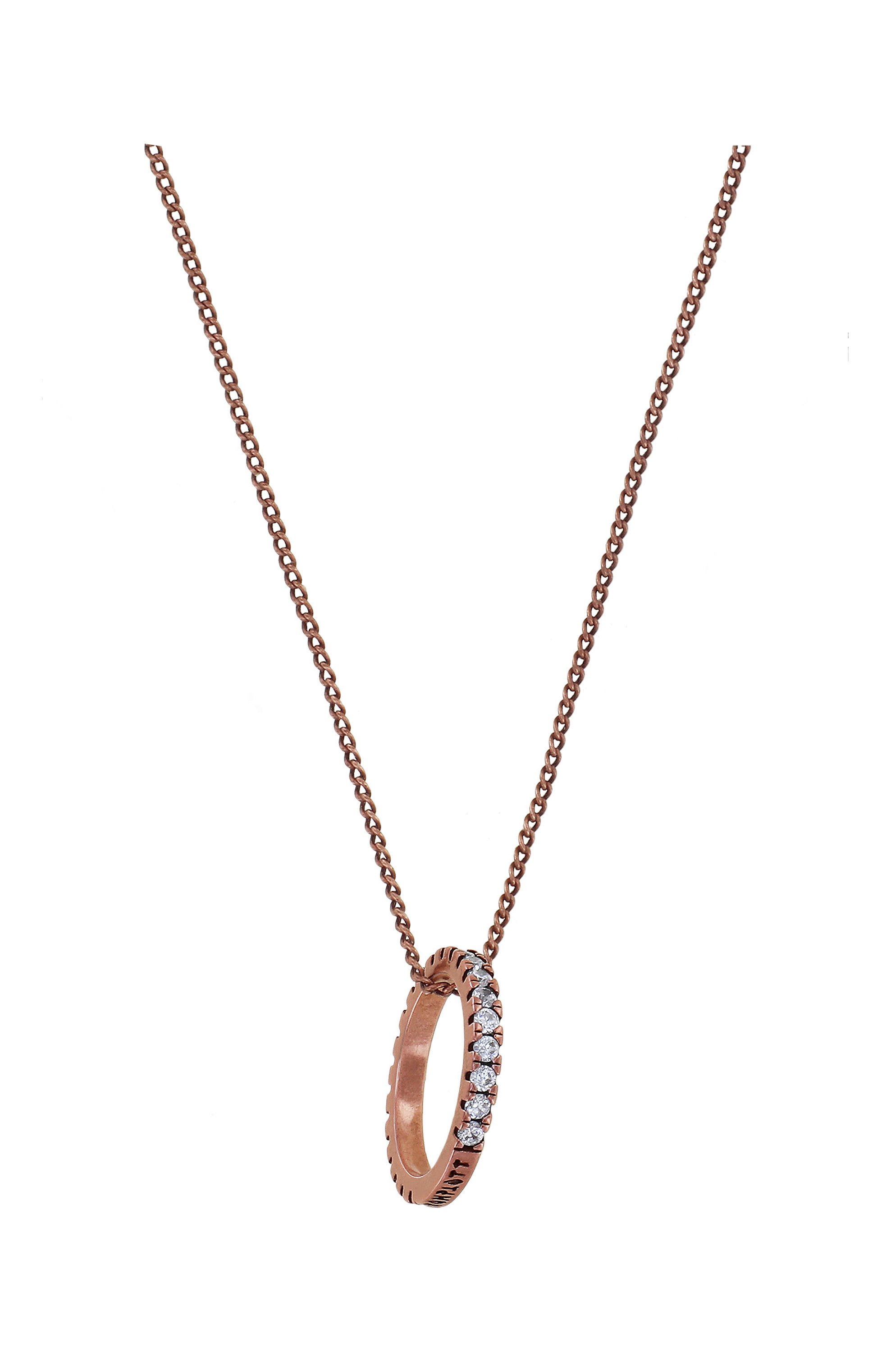 image pour Collier pendant Daily Glam Blanc white 50 mm