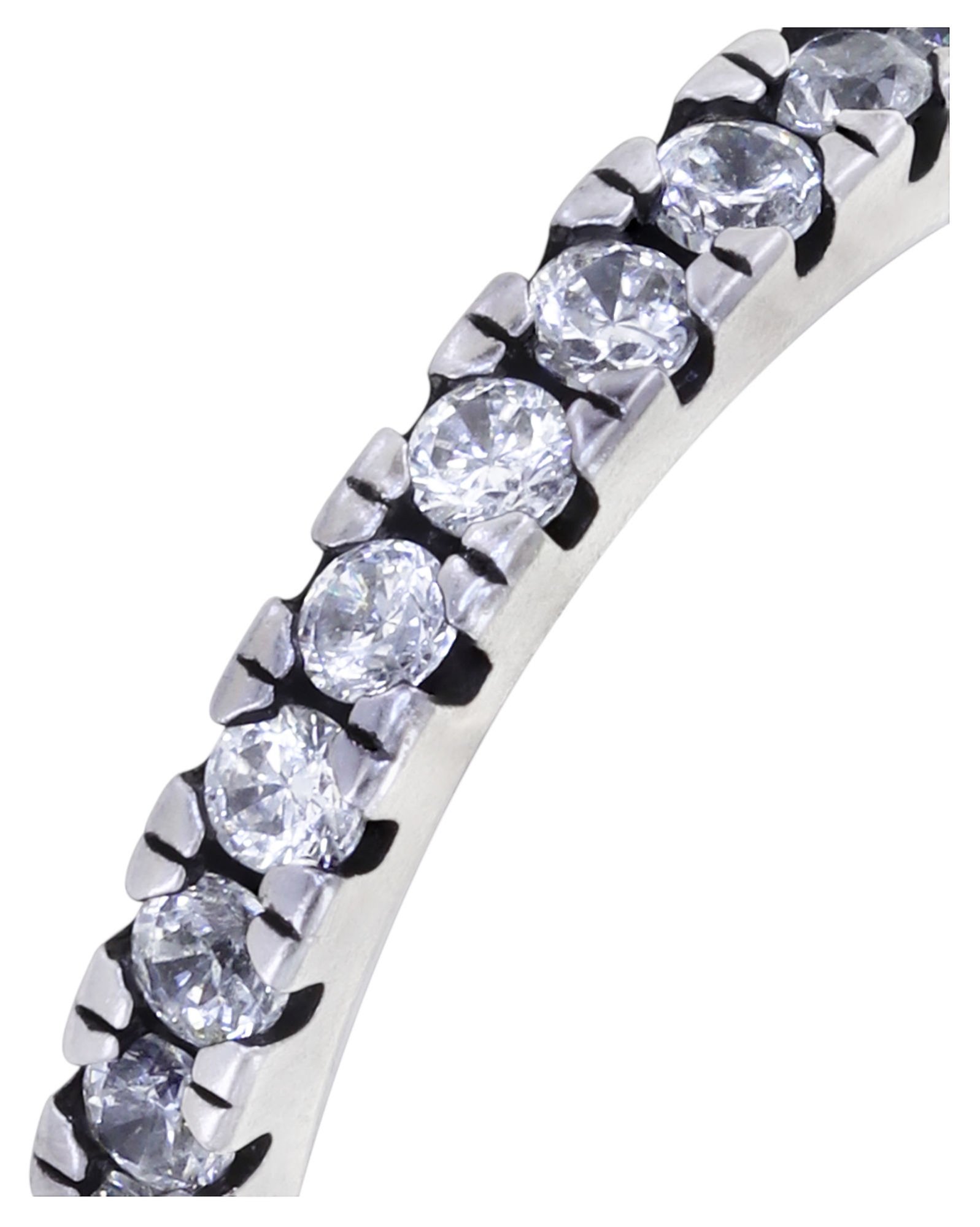 Bild für Creolen Daily Glam Weiß Weiß 19mm