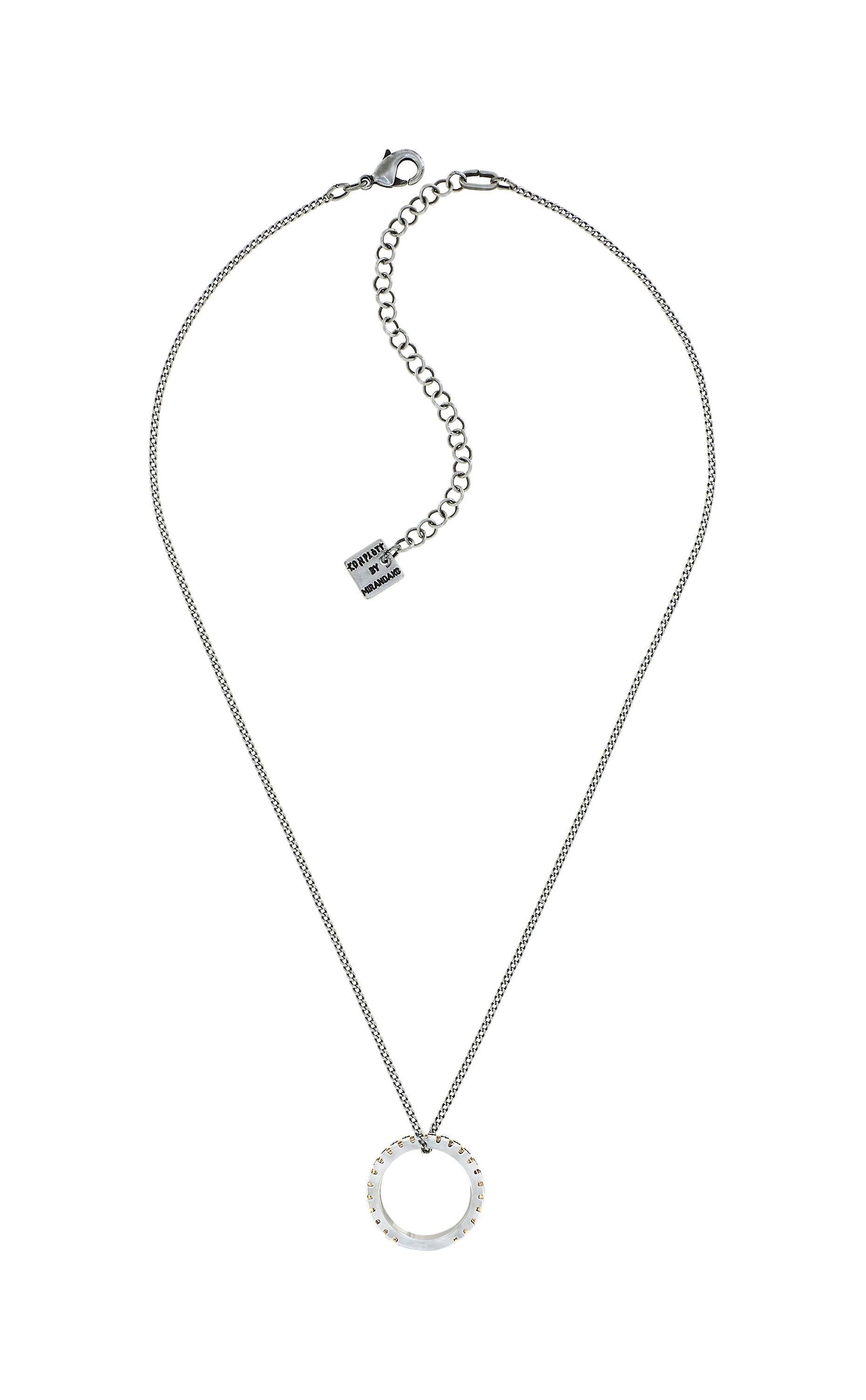 image for Necklace Pendant Daily Glam Champagne champagne 50 mm