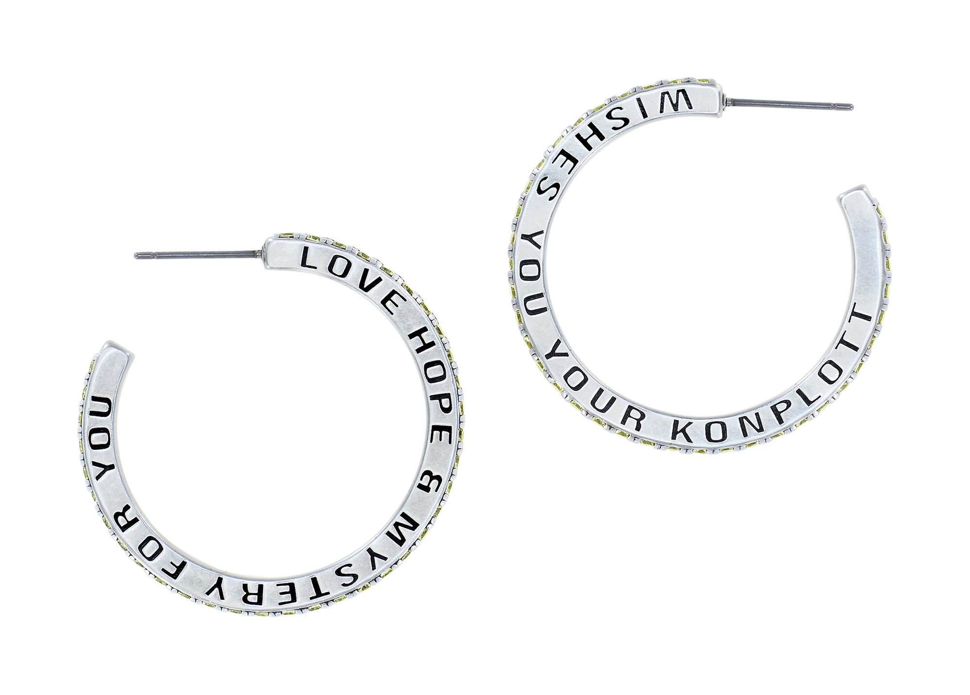 image pour Boucles d'oreilles créoles Daily Glam Citron Lemon 35 mm