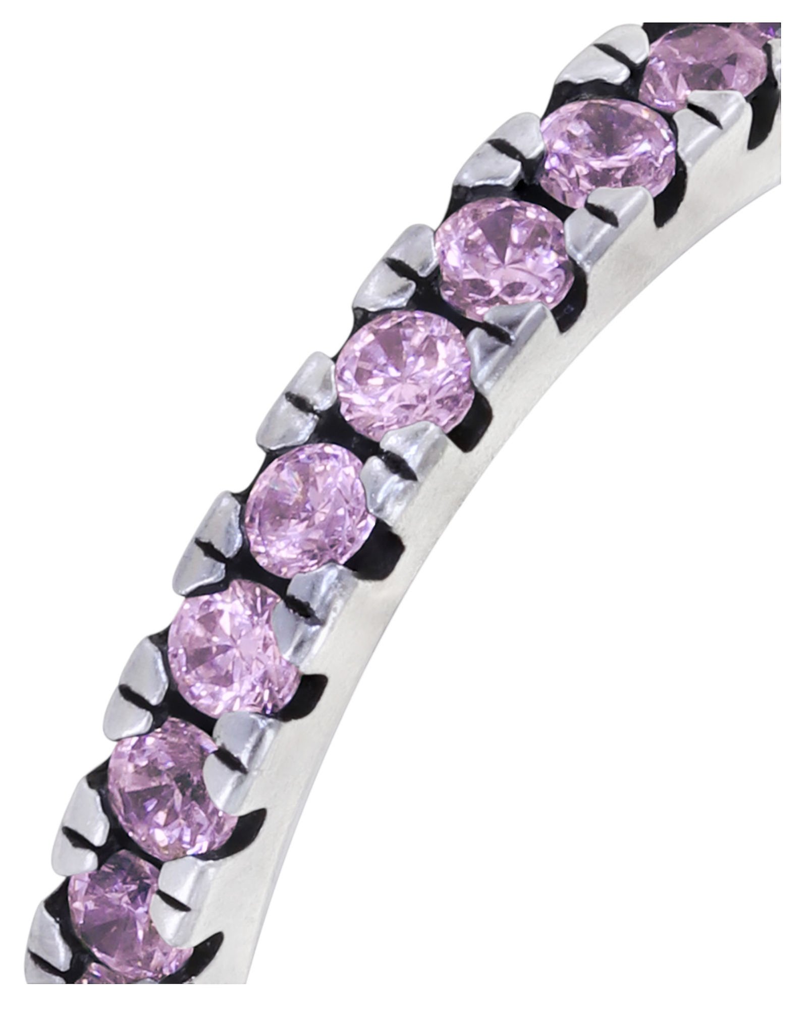 image pour Boucles d'oreilles créoles Daily Glam Rose Pink 45mm