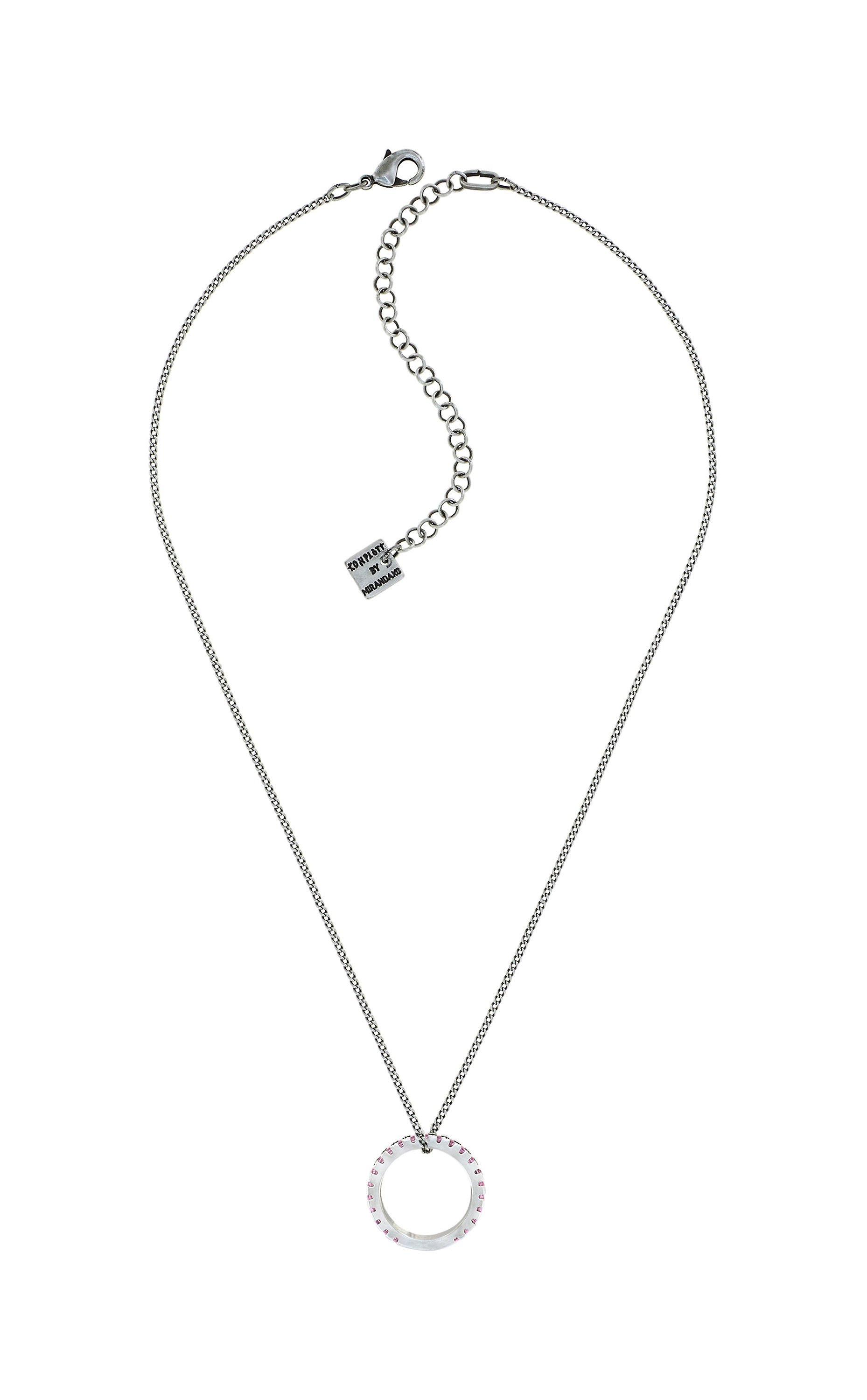 image for Necklace Pendant Daily Glam Pink Pink 50 mm