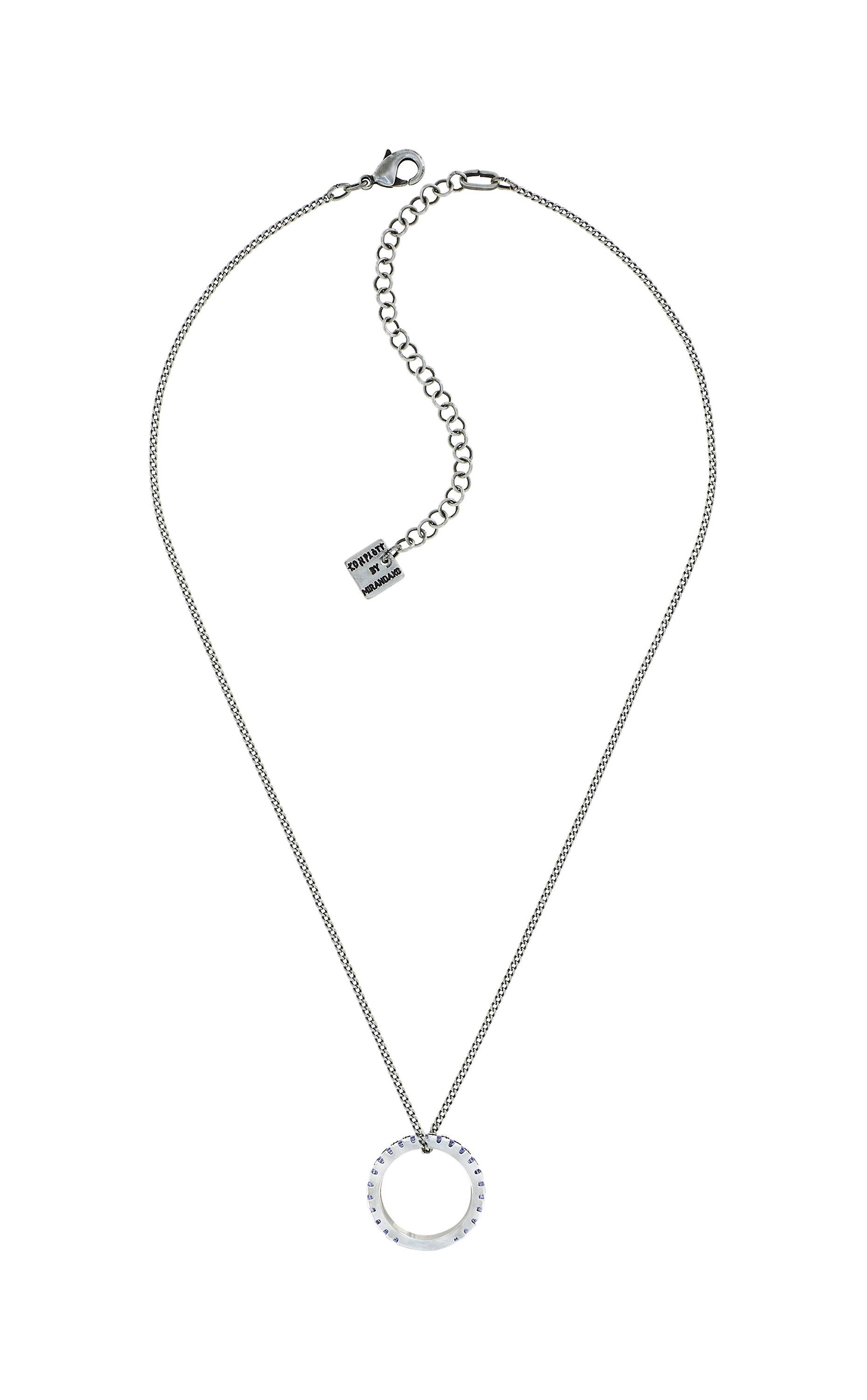 image for Necklace Pendant Daily Glam Lavender lavender 50 mm