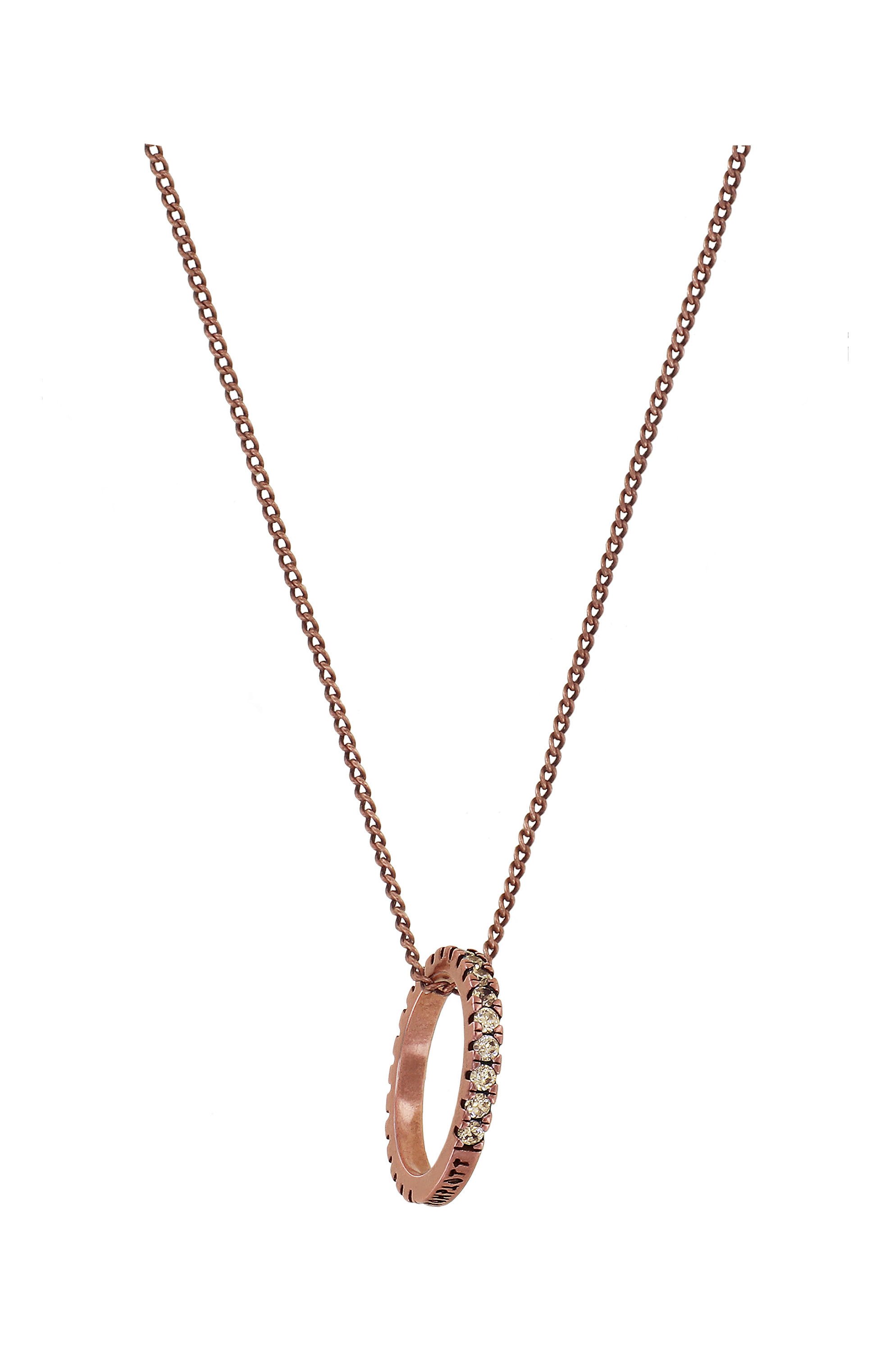 image pour Collier pendant Daily Glam Champagne champagne 50 mm