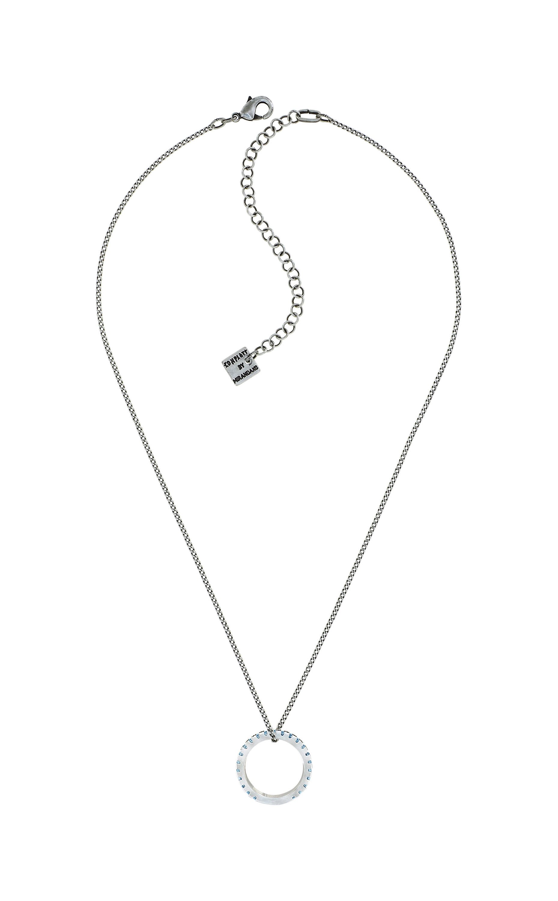 image for Necklace Pendant Daily Glam Aquamarine aquamarine 50 mm