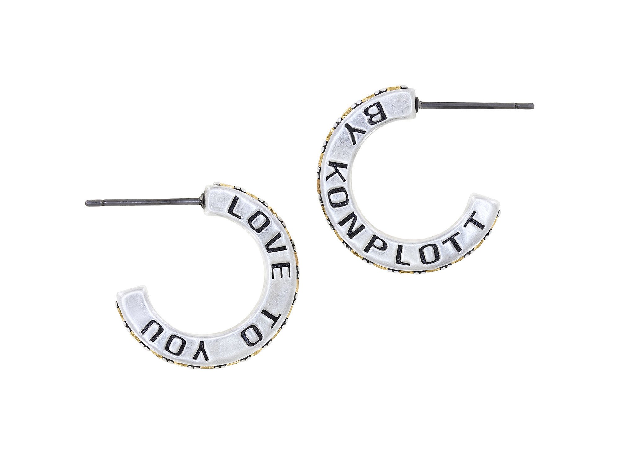 image for Creole Earrings Daily Glam Champagne champagne 19mm