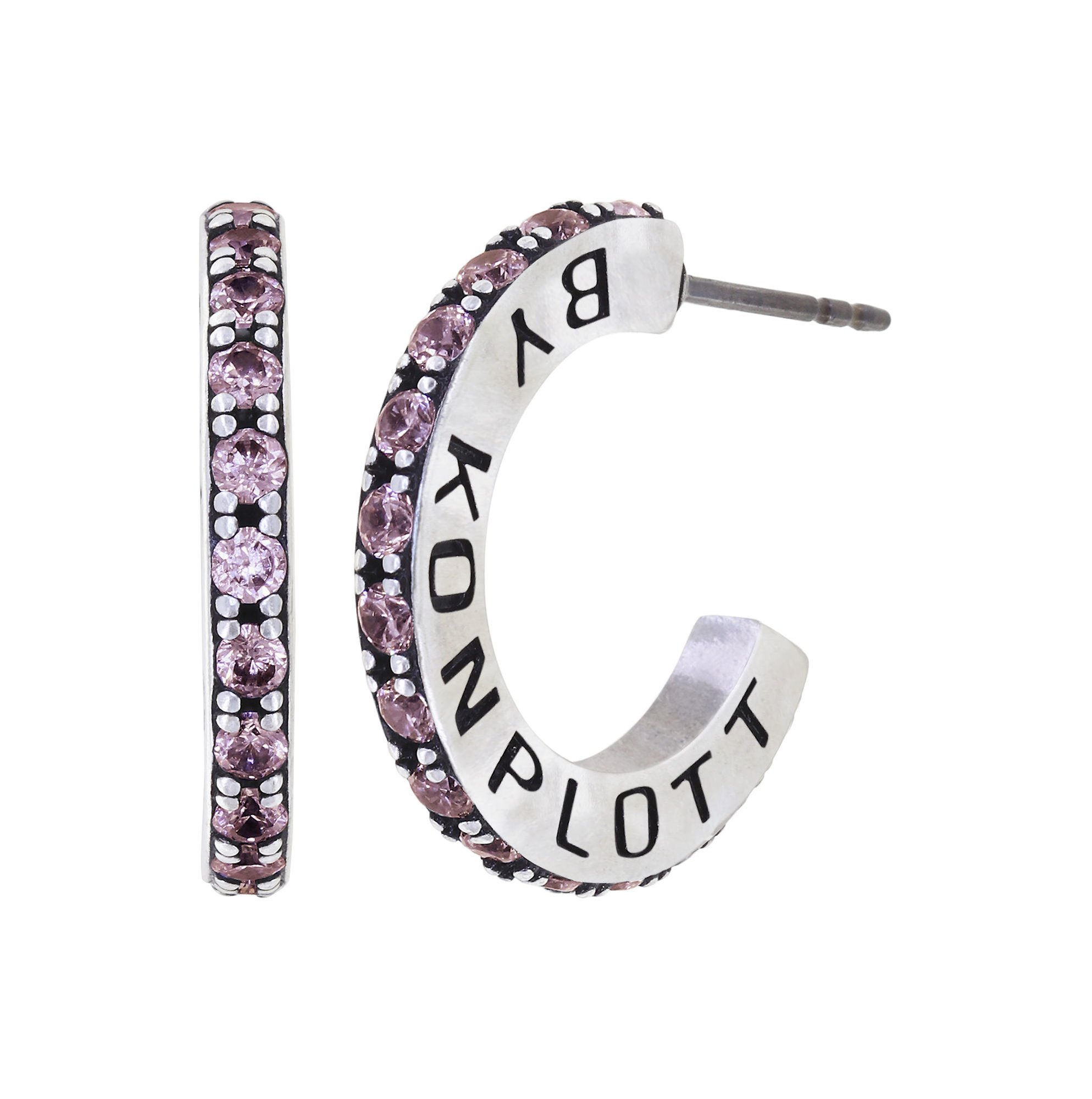 Bild für Creolen Daily Glam Hellbraun Hell-Braun 19mm