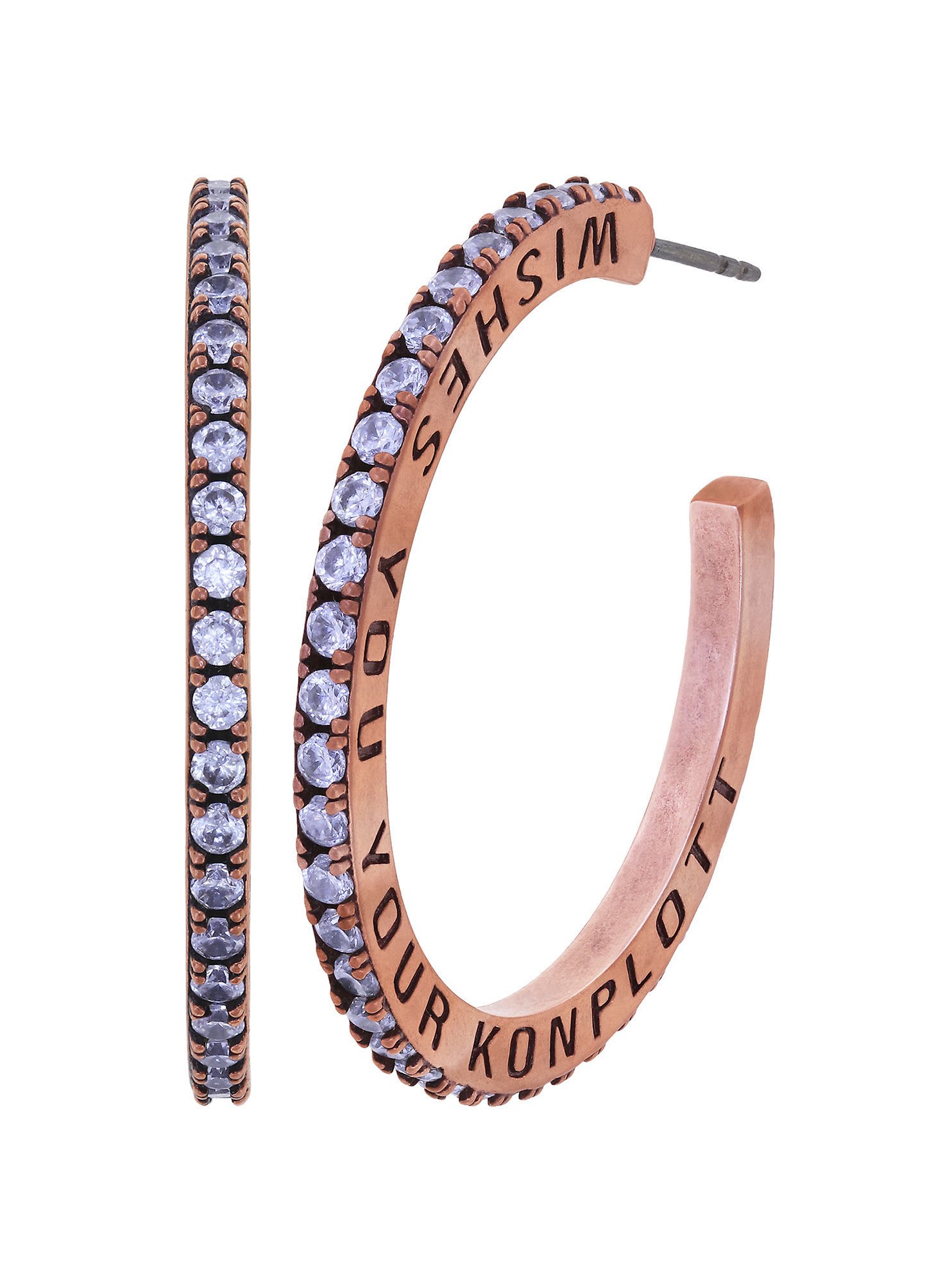 Bild für Creolen Daily Glam Lavendel Lavendel 35mm