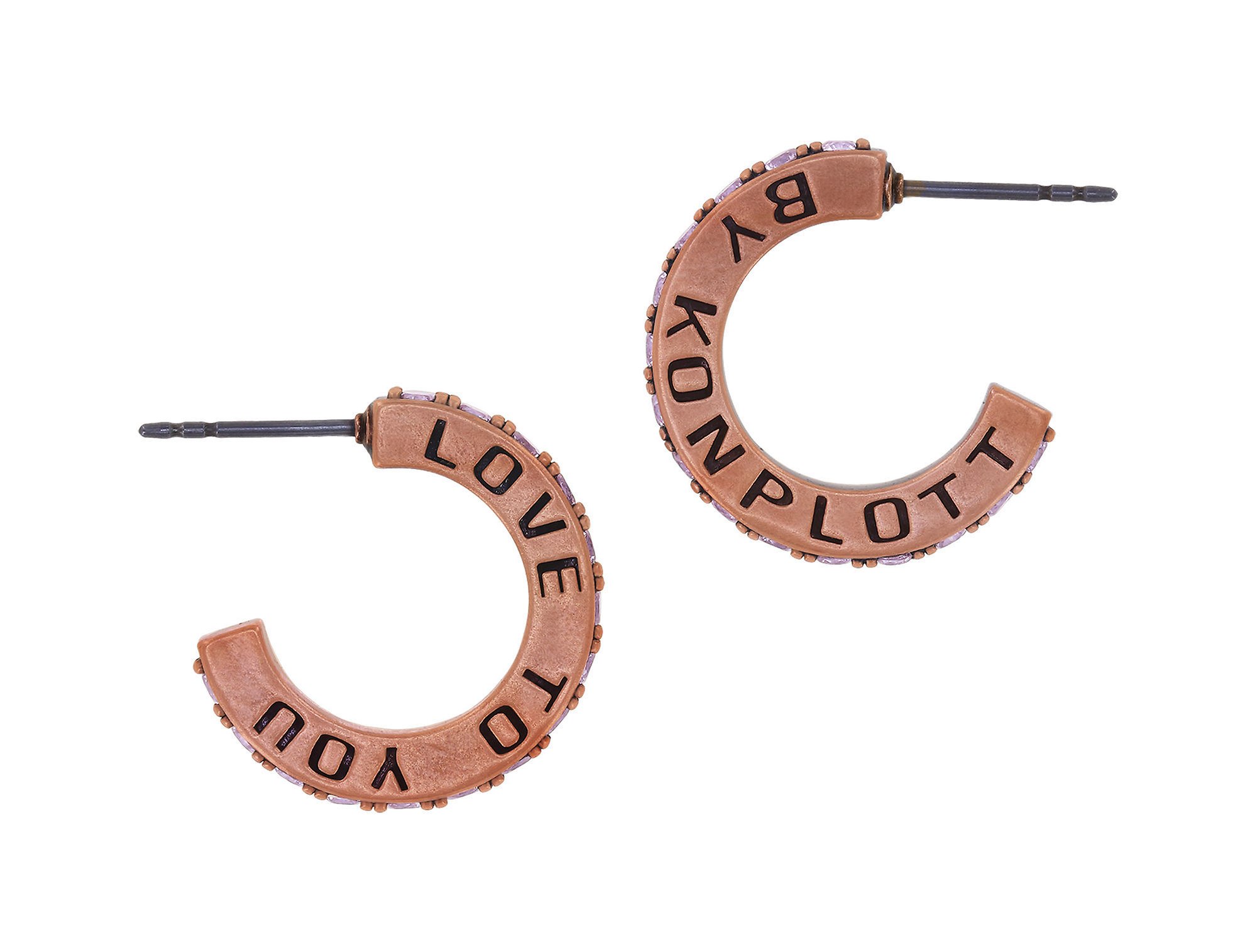 Bild für Creolen Daily Glam Pink Pink 19mm