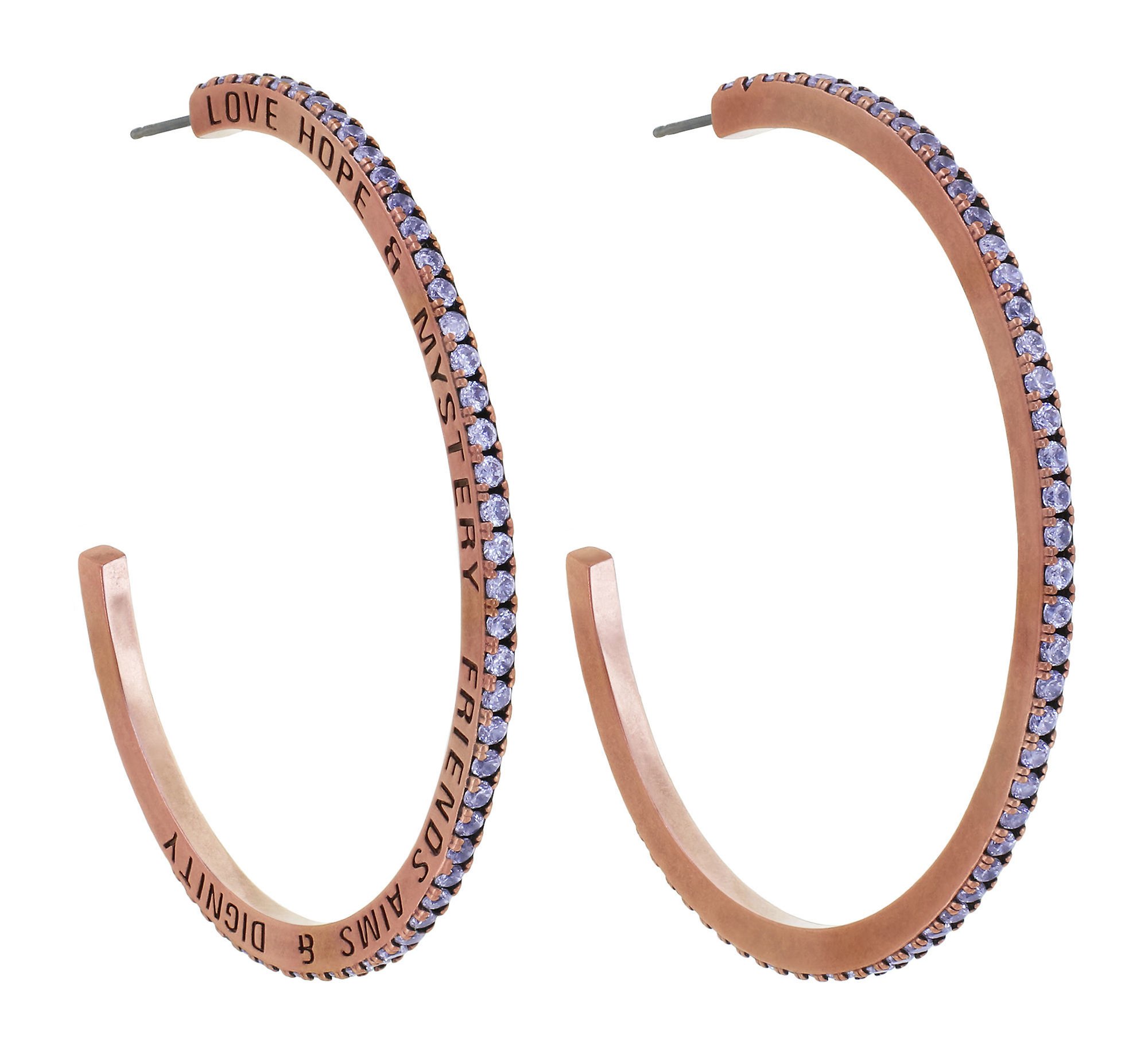 Bild für Creolen Daily Glam Lavendel Lavendel 58.8mm