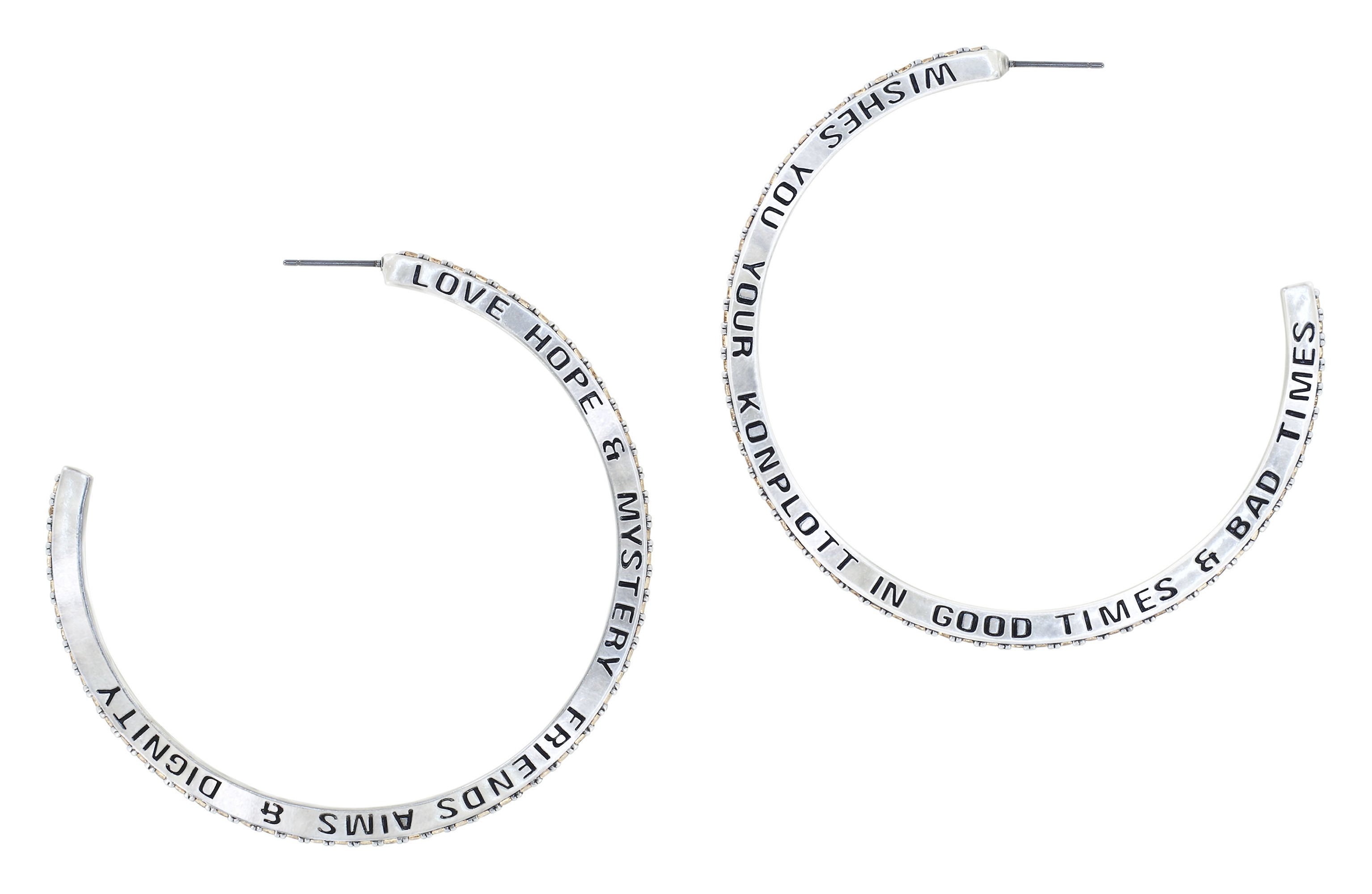 image for Creole Earrings Daily Glam Champagne champagne 58.8mm