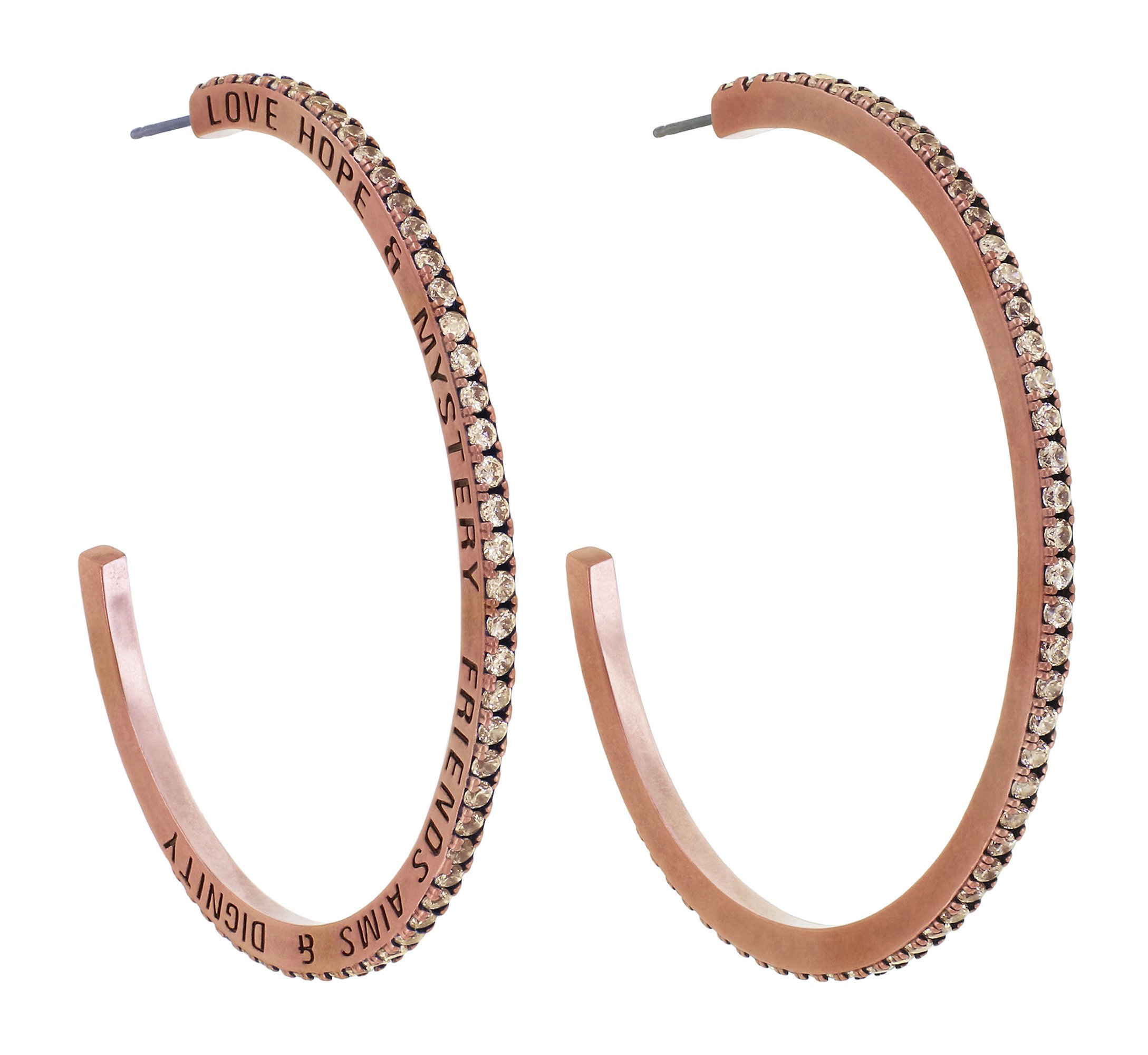 image for Creole Earrings Daily Glam Champagne champagne 58.8mm