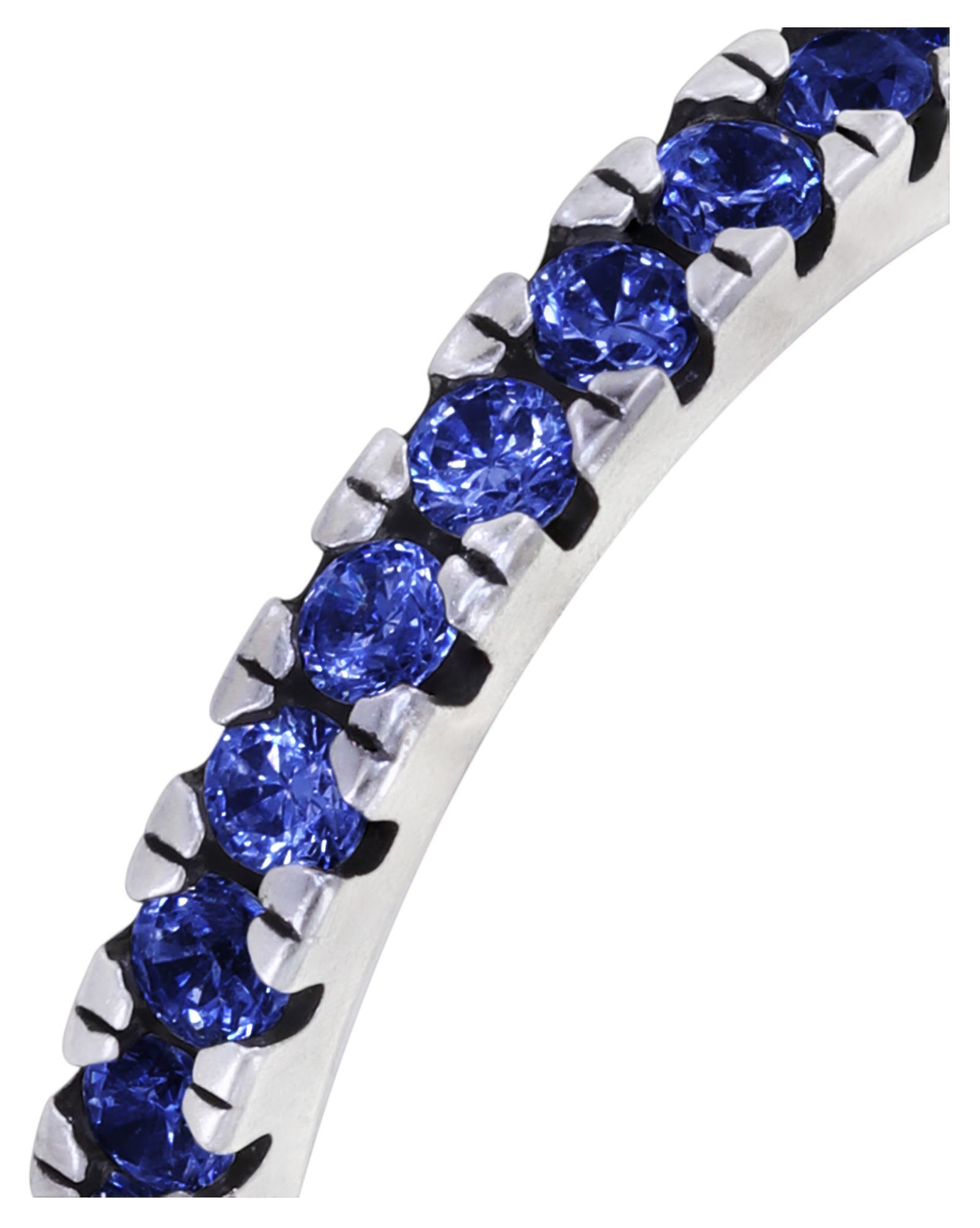 Bild für Creolen Daily Glam Heller Saphir Hell-Saphir 58.8mm