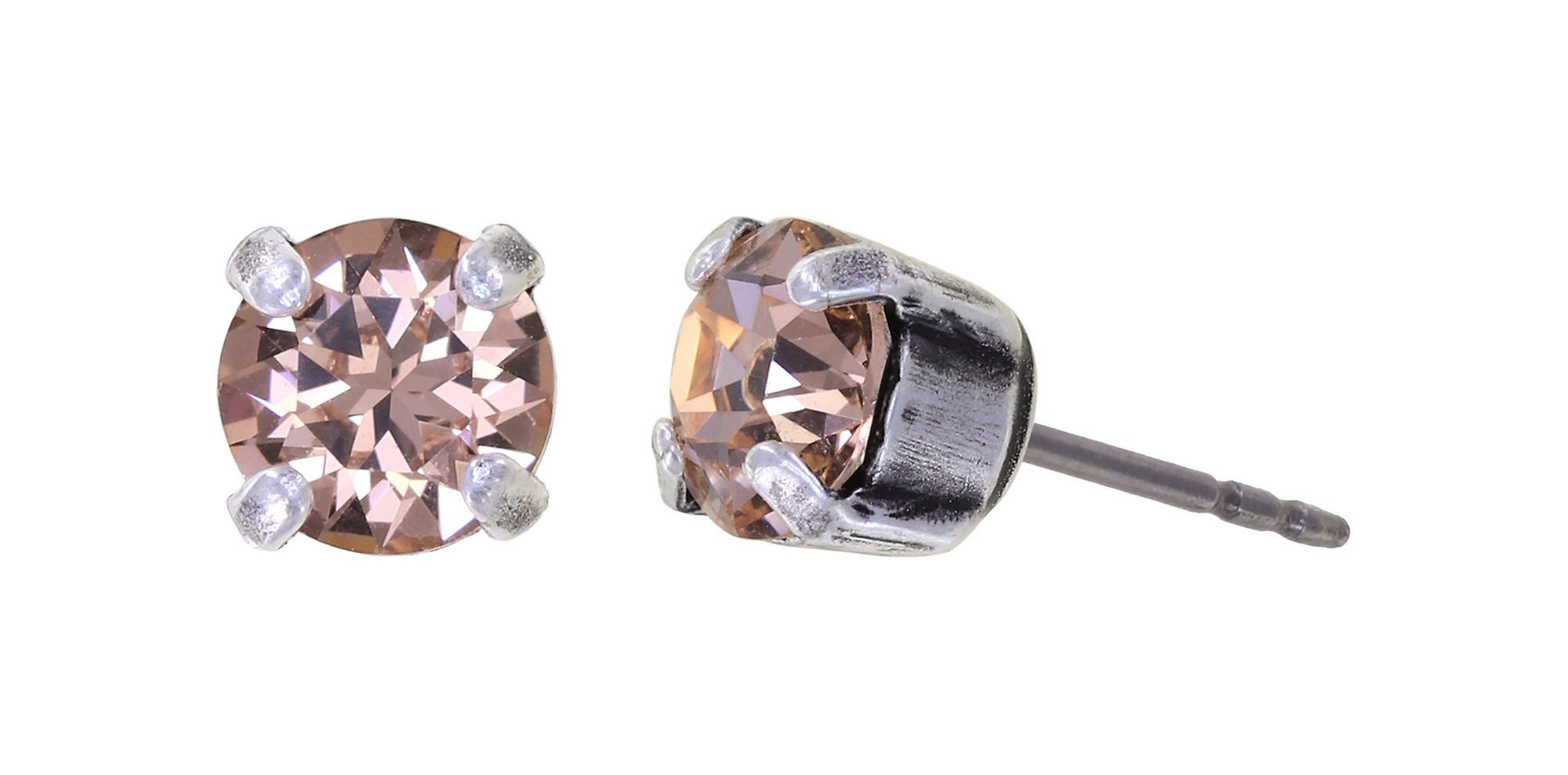 image pour Clou d'oreille Black Jack Beige light peach SS 29