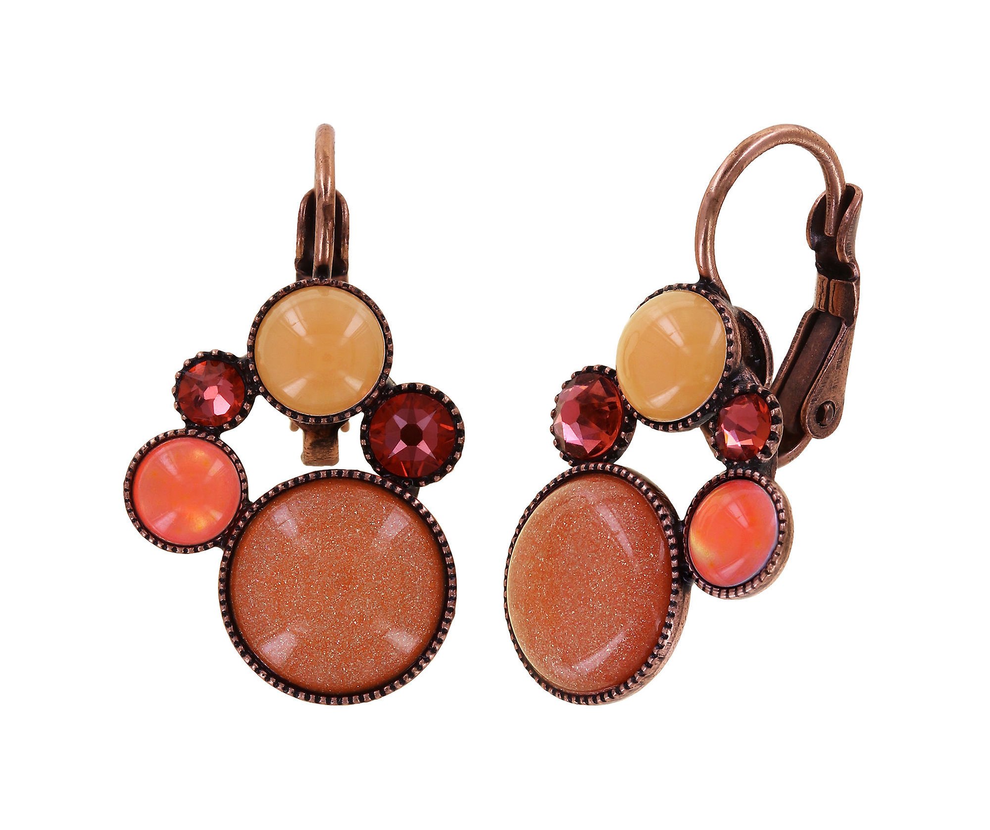 Kép Earring eurowire Shopping Drops Orange  