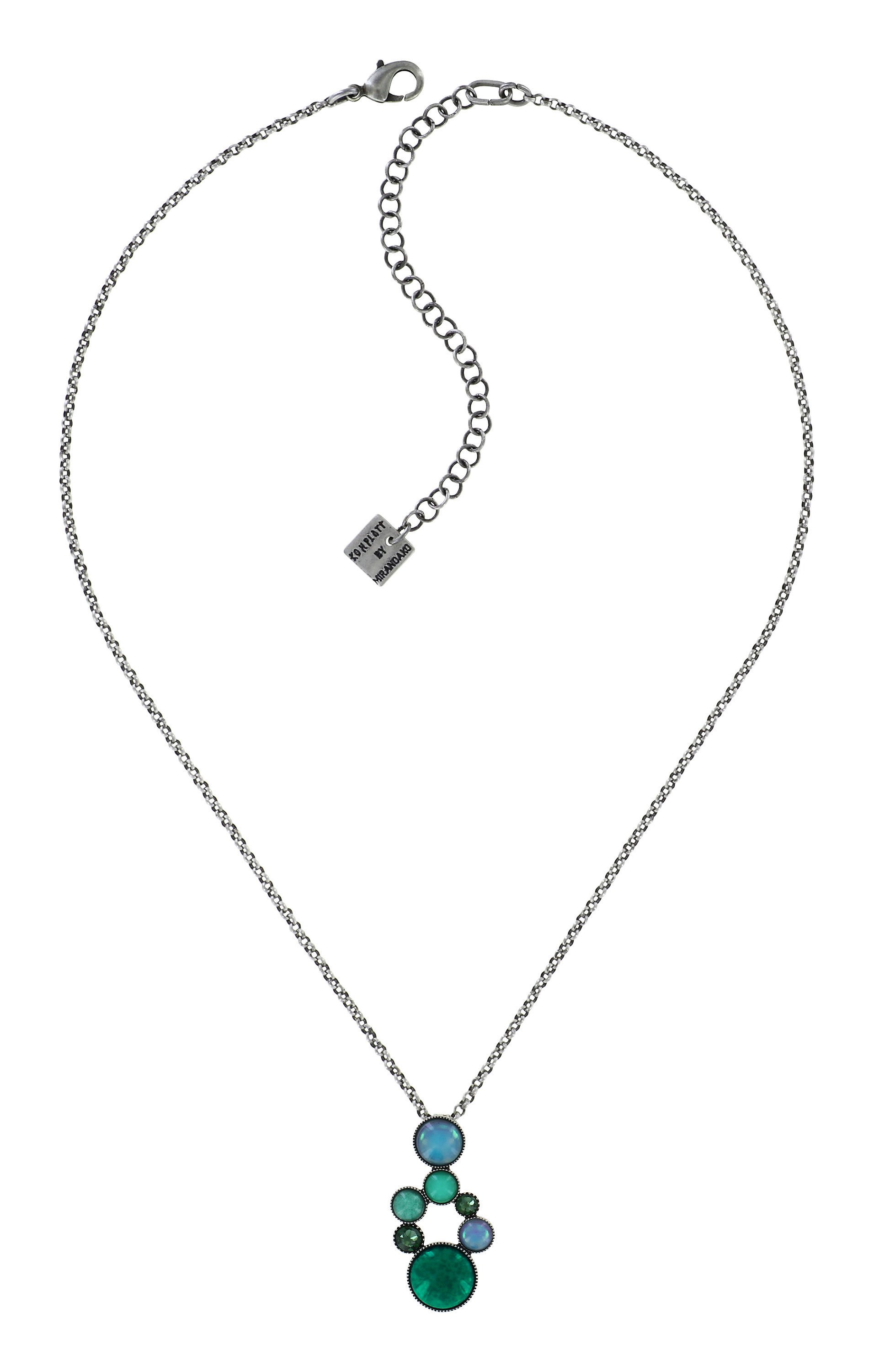 Kép Necklace pendant Shopping Drops Blue / Green  