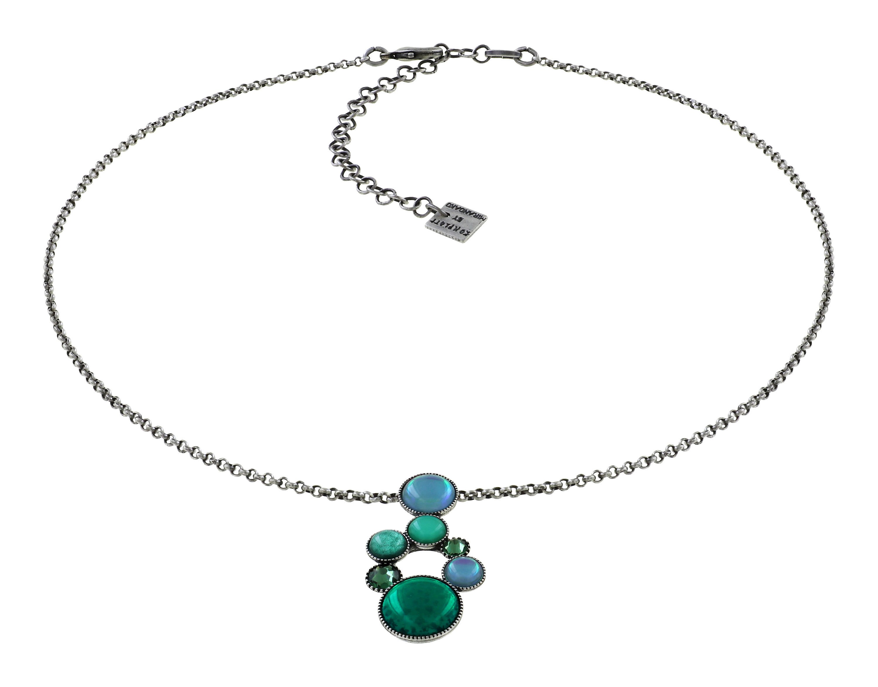 Kép Necklace pendant Shopping Drops Blue / Green  