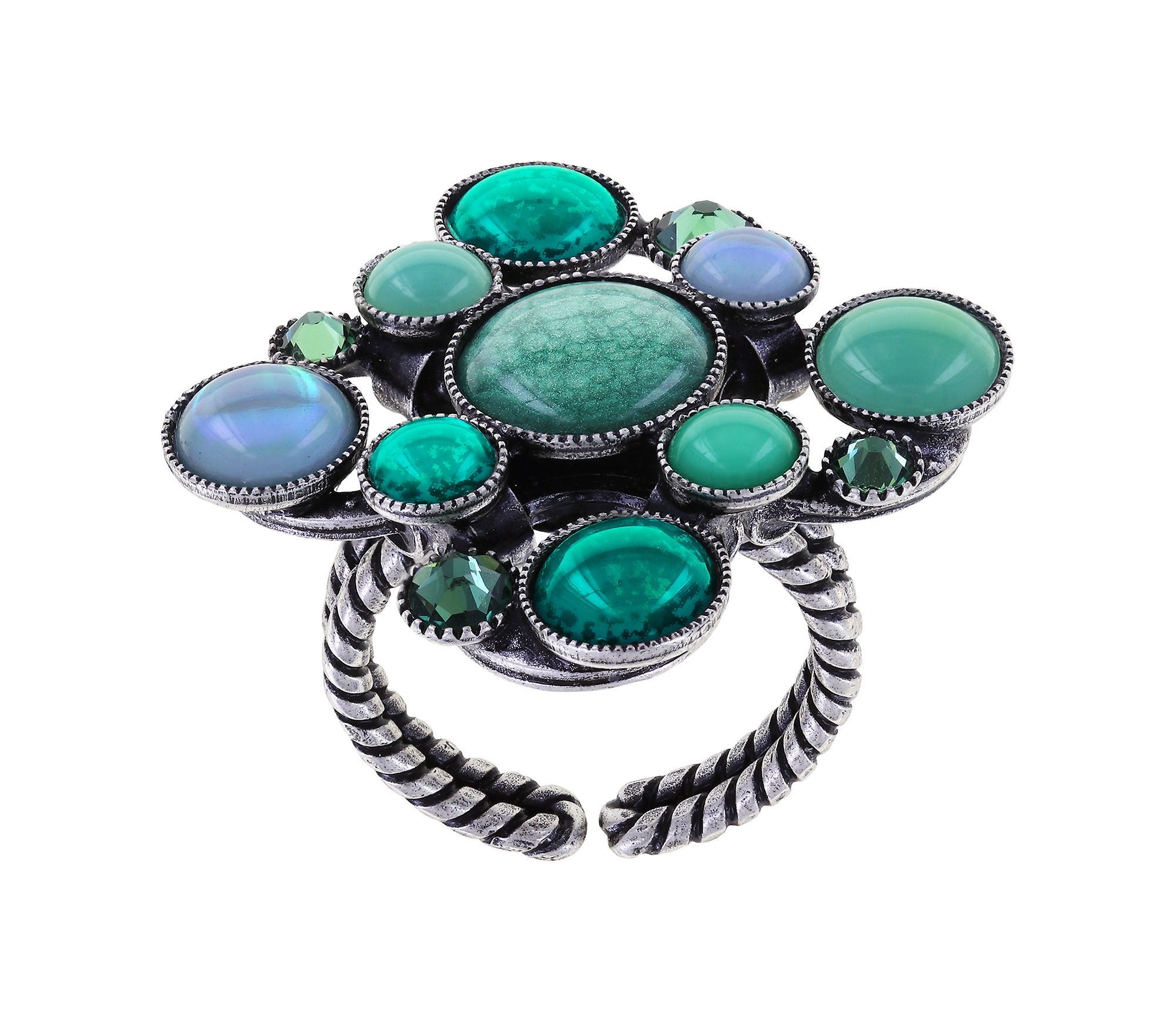 image for Ring Shopping Drops Blue / Green  