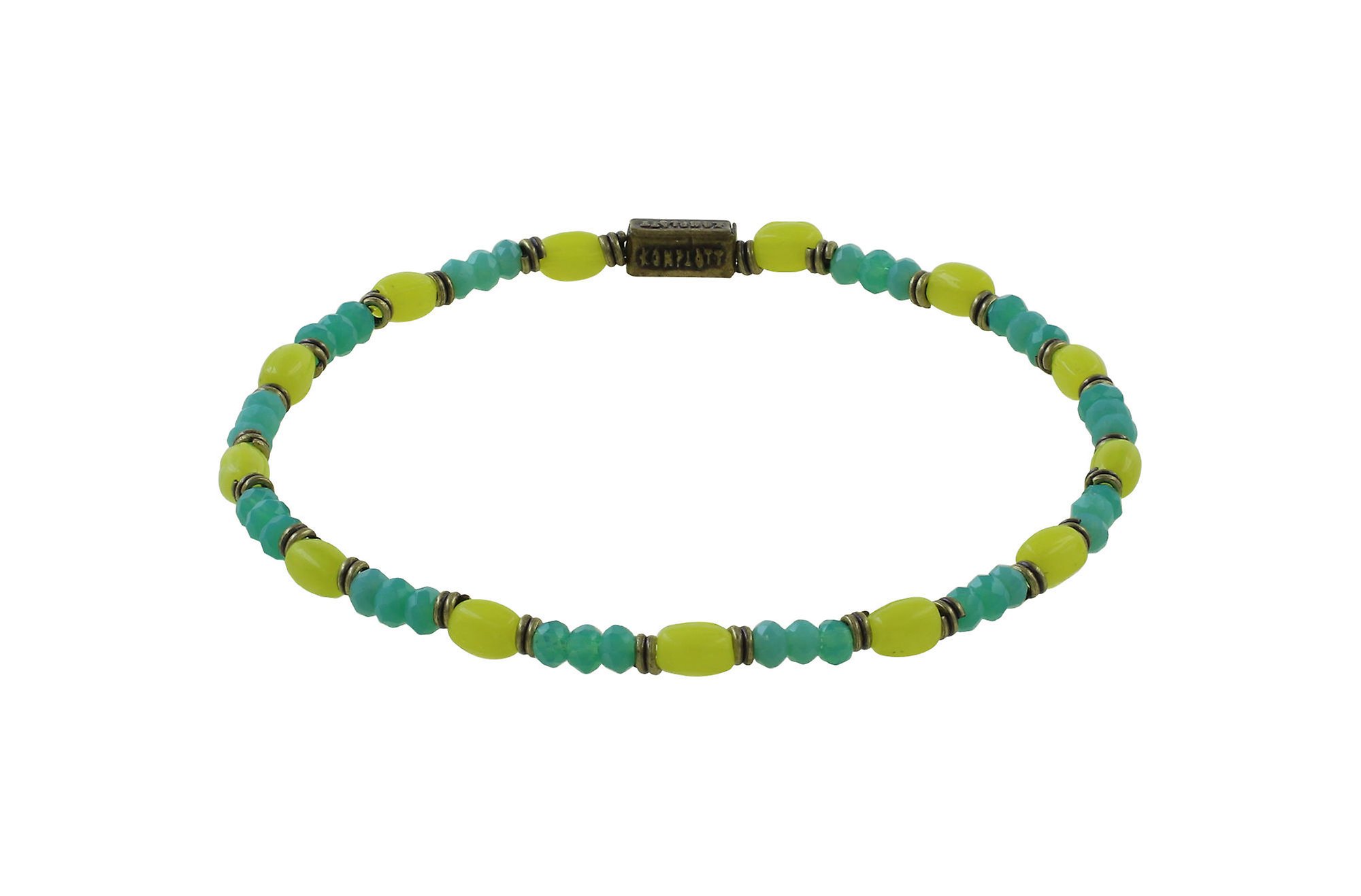 image pour Bracelet élastique Petit Glamour d´Afrique Vert  
