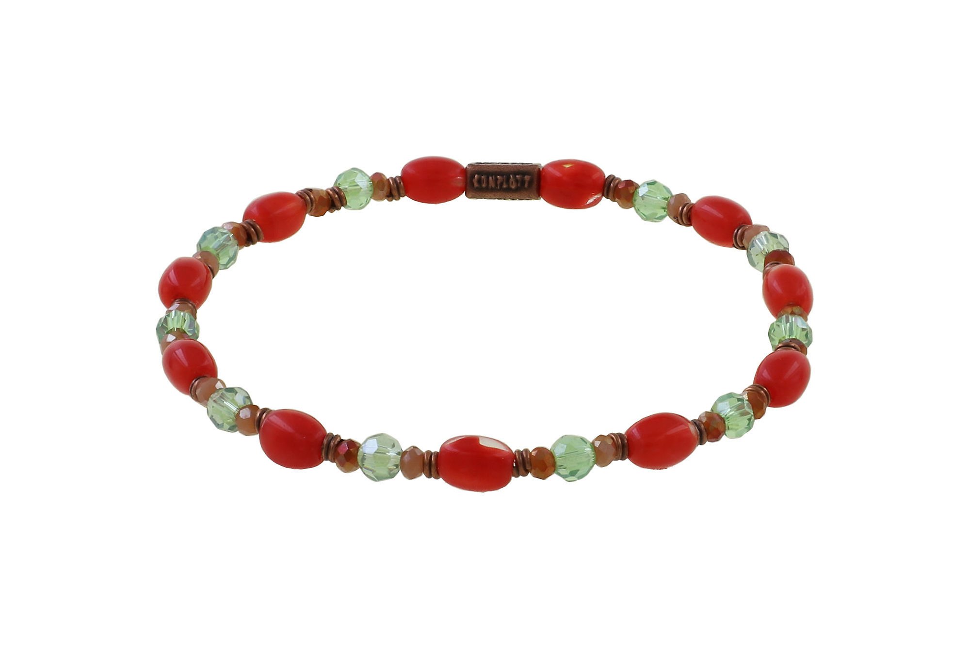 image for Bracelet Elastic Petit Glamour d´Afrique Multi / Orange  