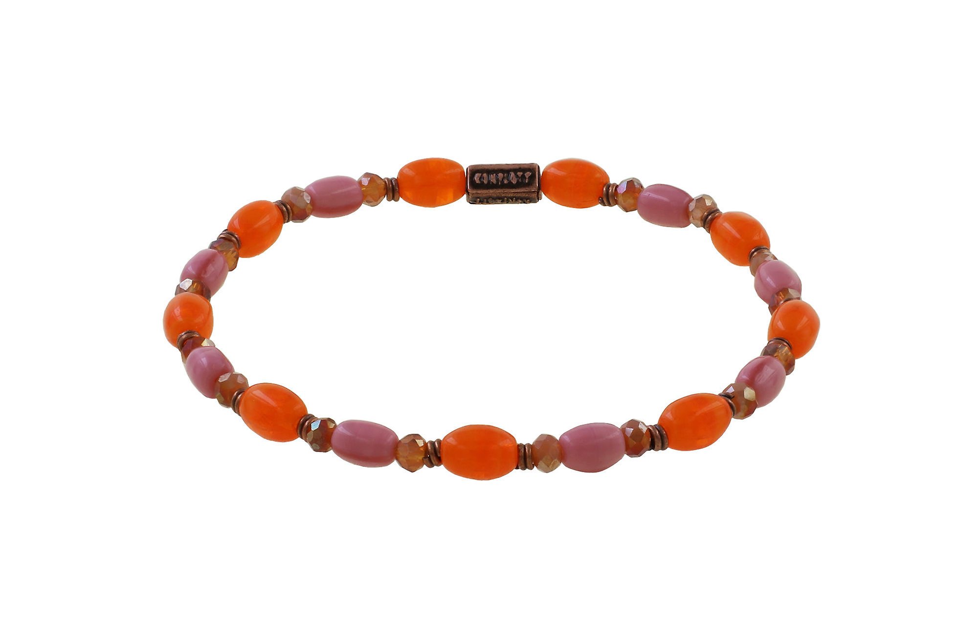 Bild für Armband elastisch Petit Glamour d´Afrique Multi / Orange  