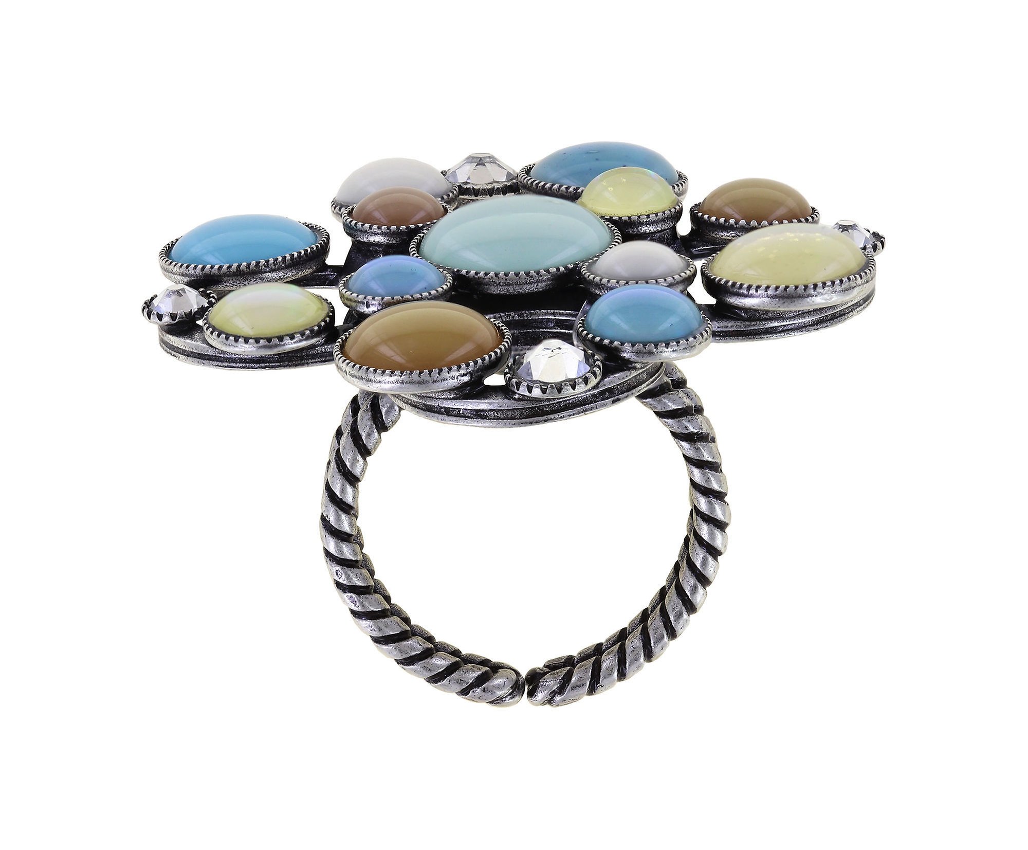 Bild für Ring Shopping Drops Blau / Braun  