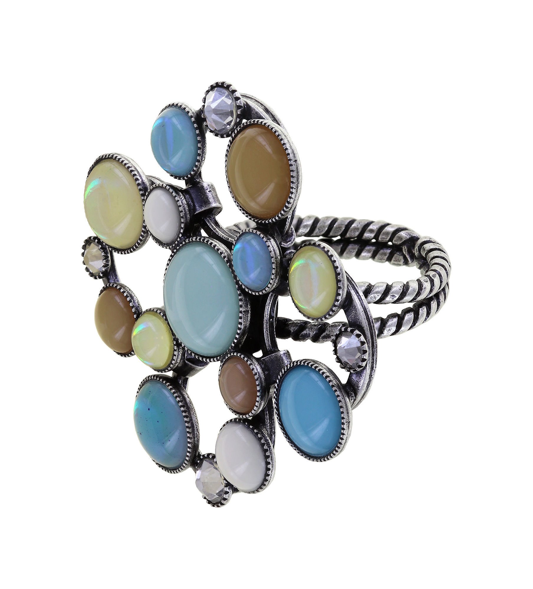 image for Ring Shopping Drops Blue / Brown  