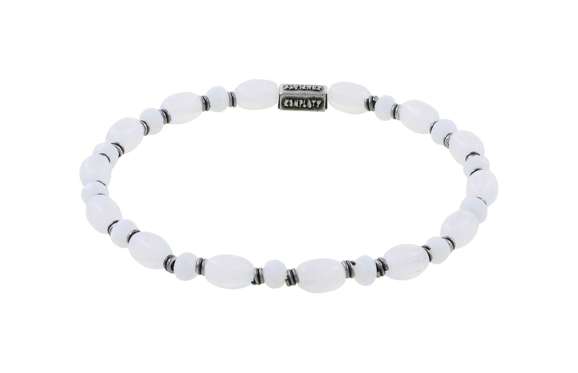 Bild für Armband elastisch Petit Glamour d´Afrique Weiß  