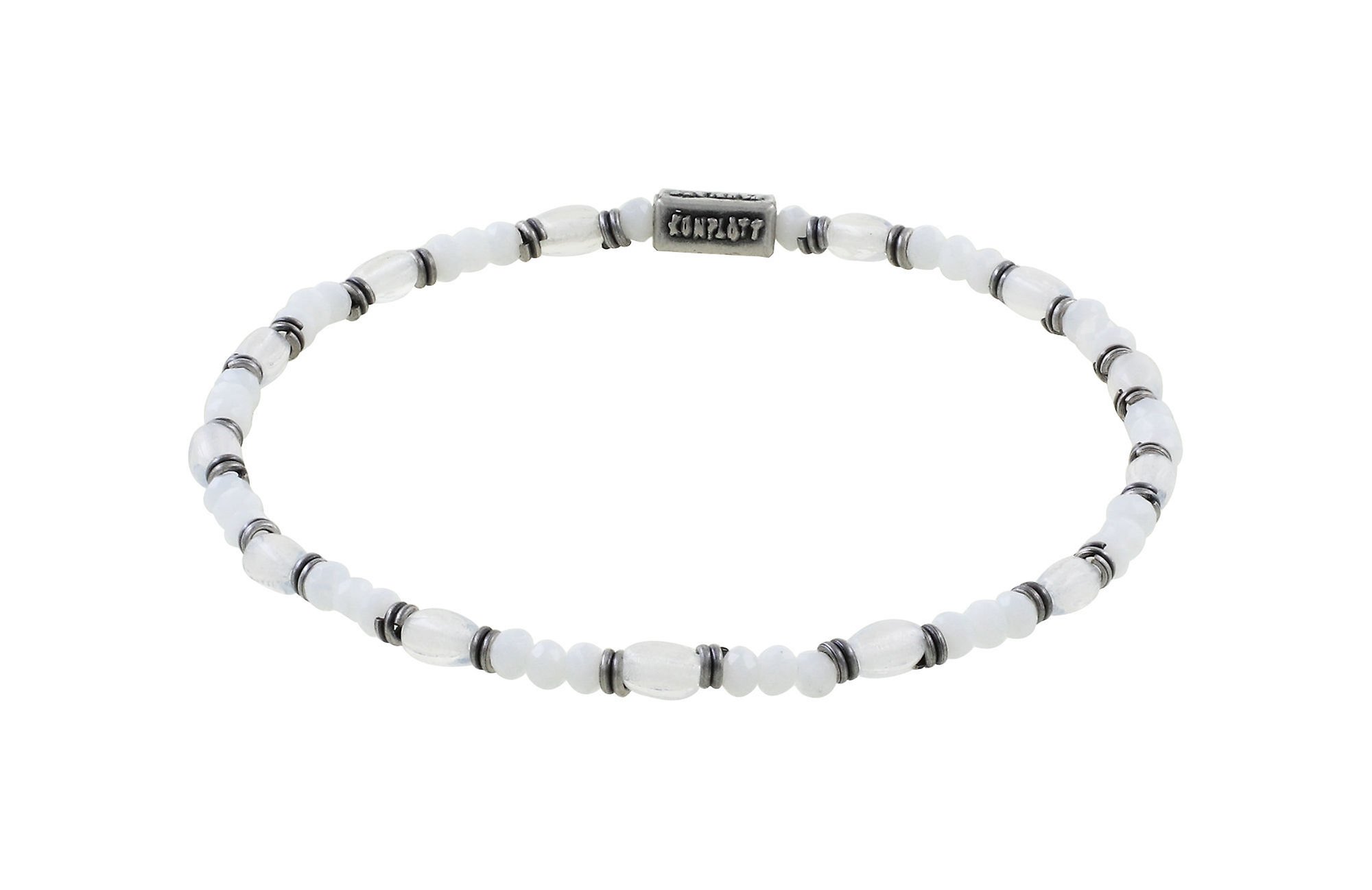 Bild für Armband elastisch Petit Glamour d´Afrique Weiß  