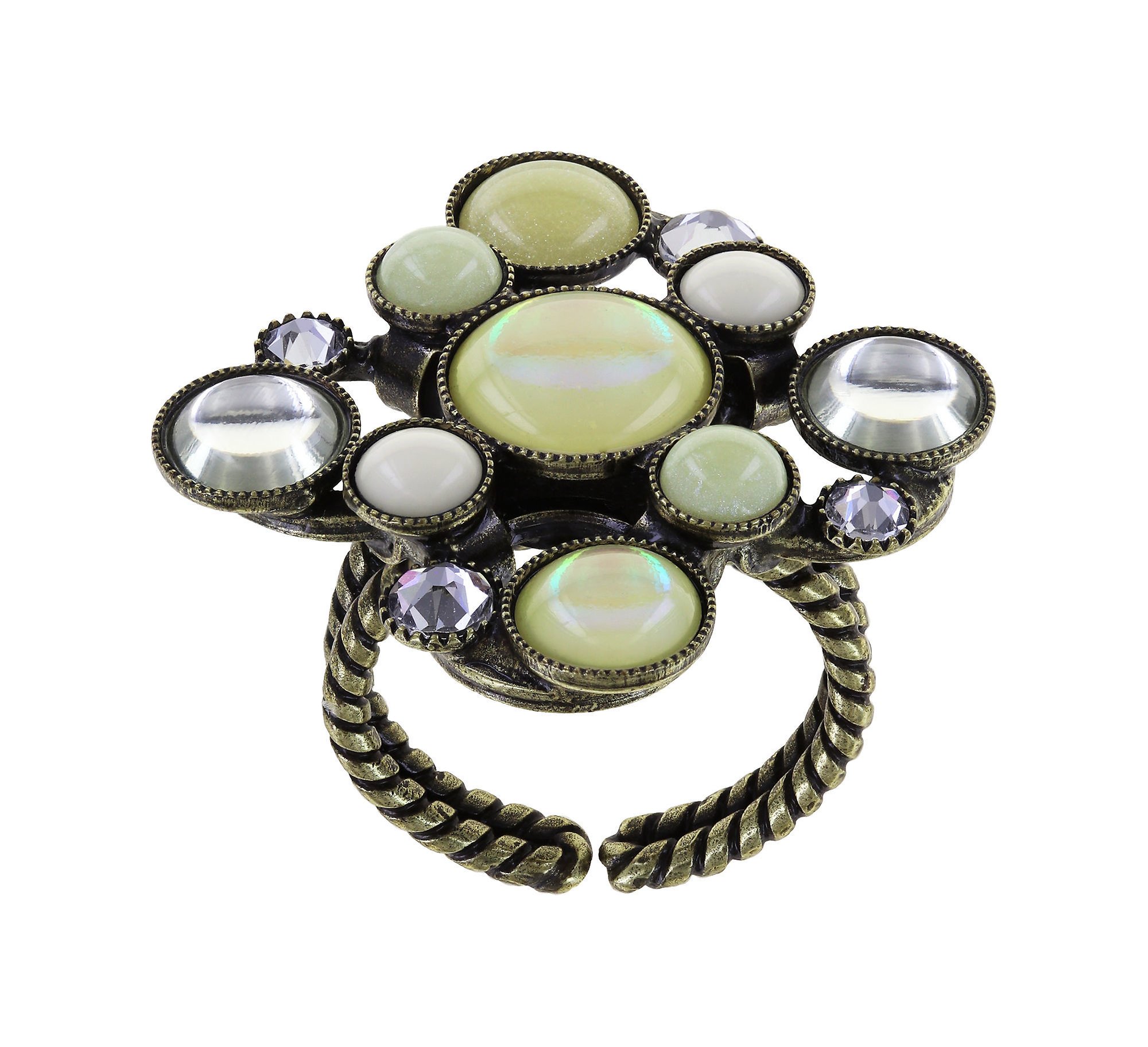 image pour Anneau Shopping Drops Blanc  