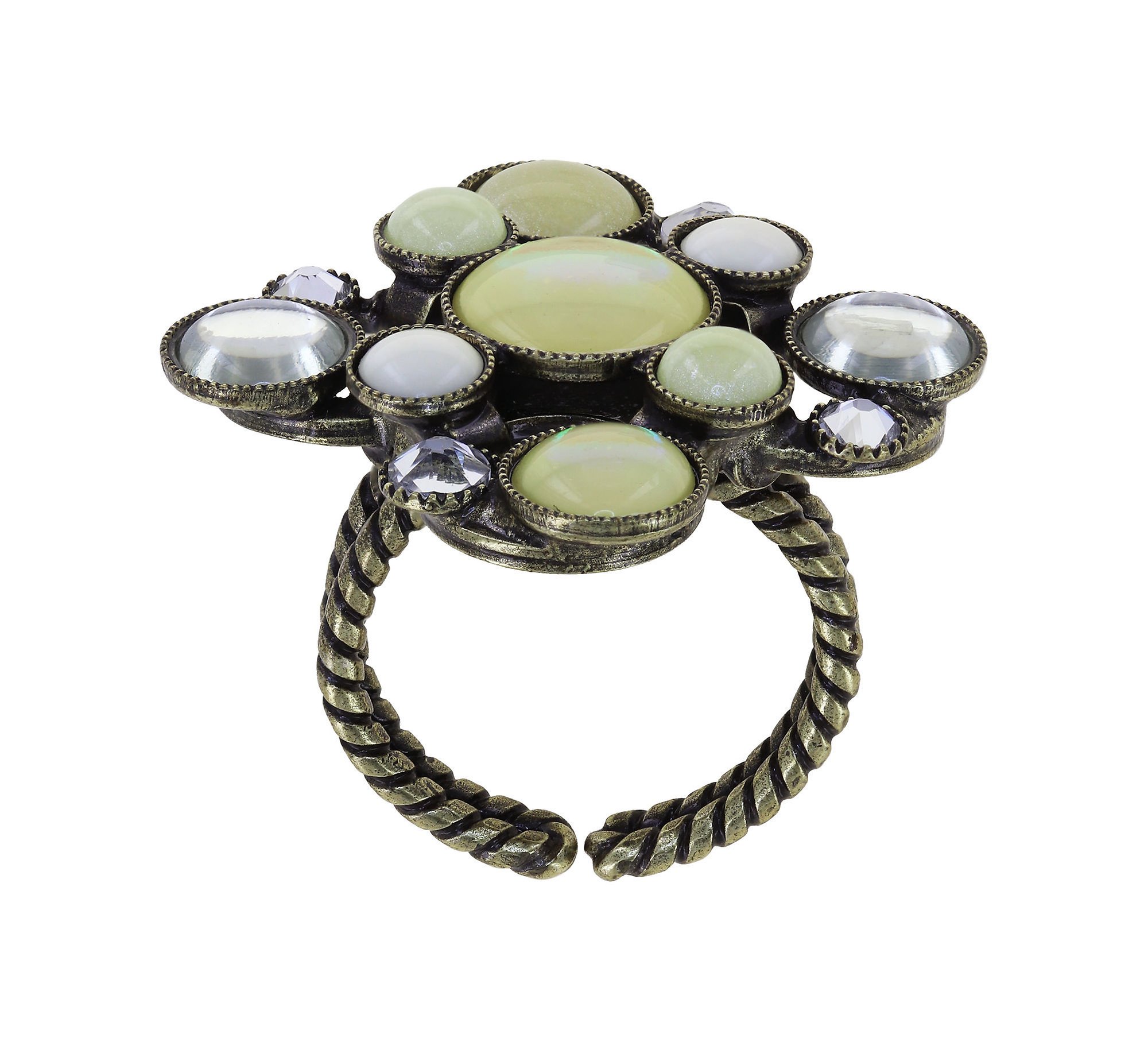 image pour Anneau Shopping Drops Blanc  