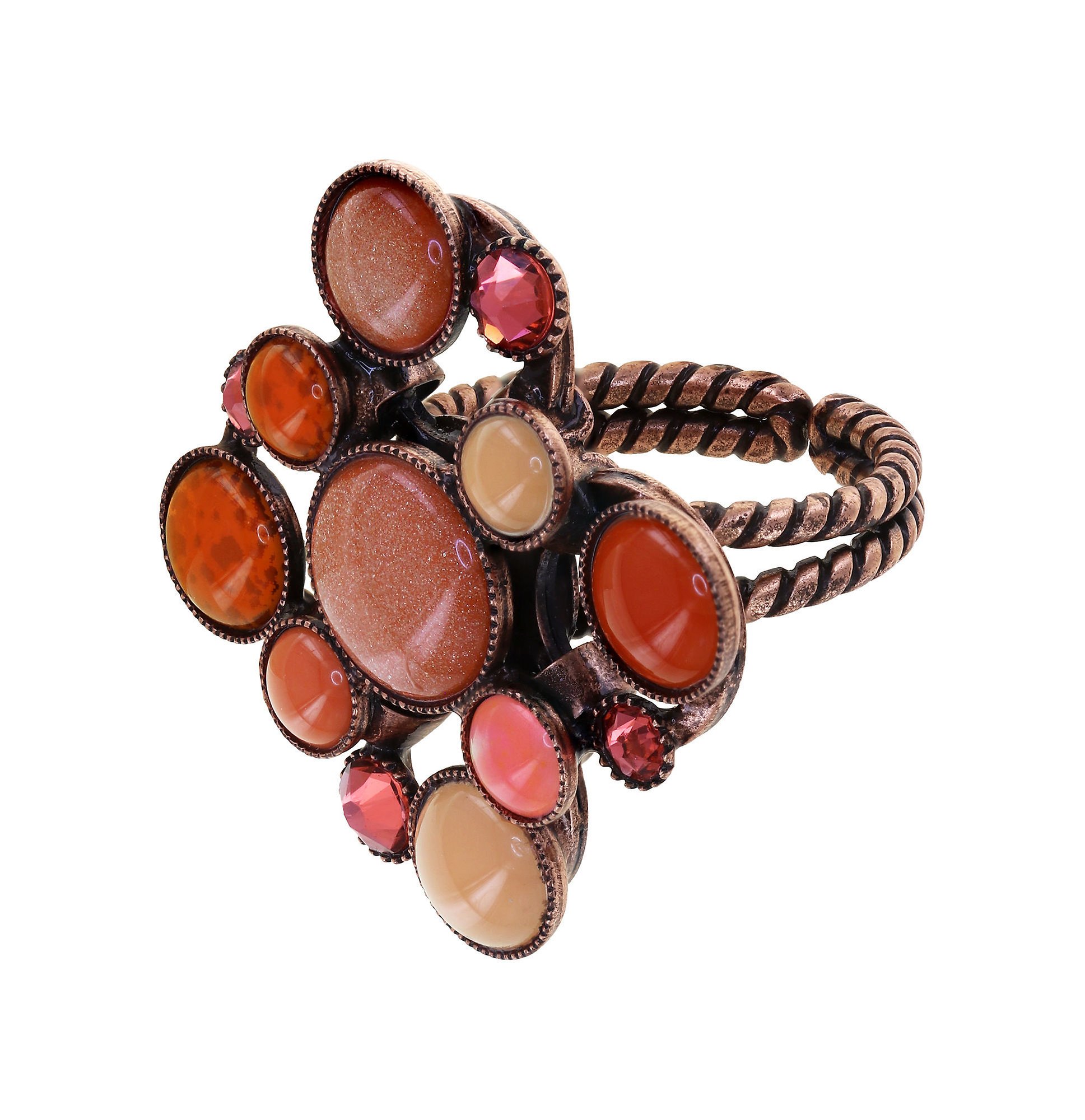 image pour Anneau Shopping Drops Orange  