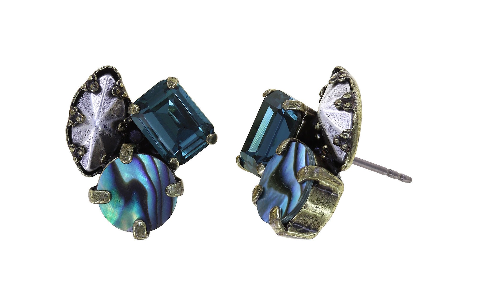 image pour Clou d'oreille Sea Breeze Bleu / Vert  