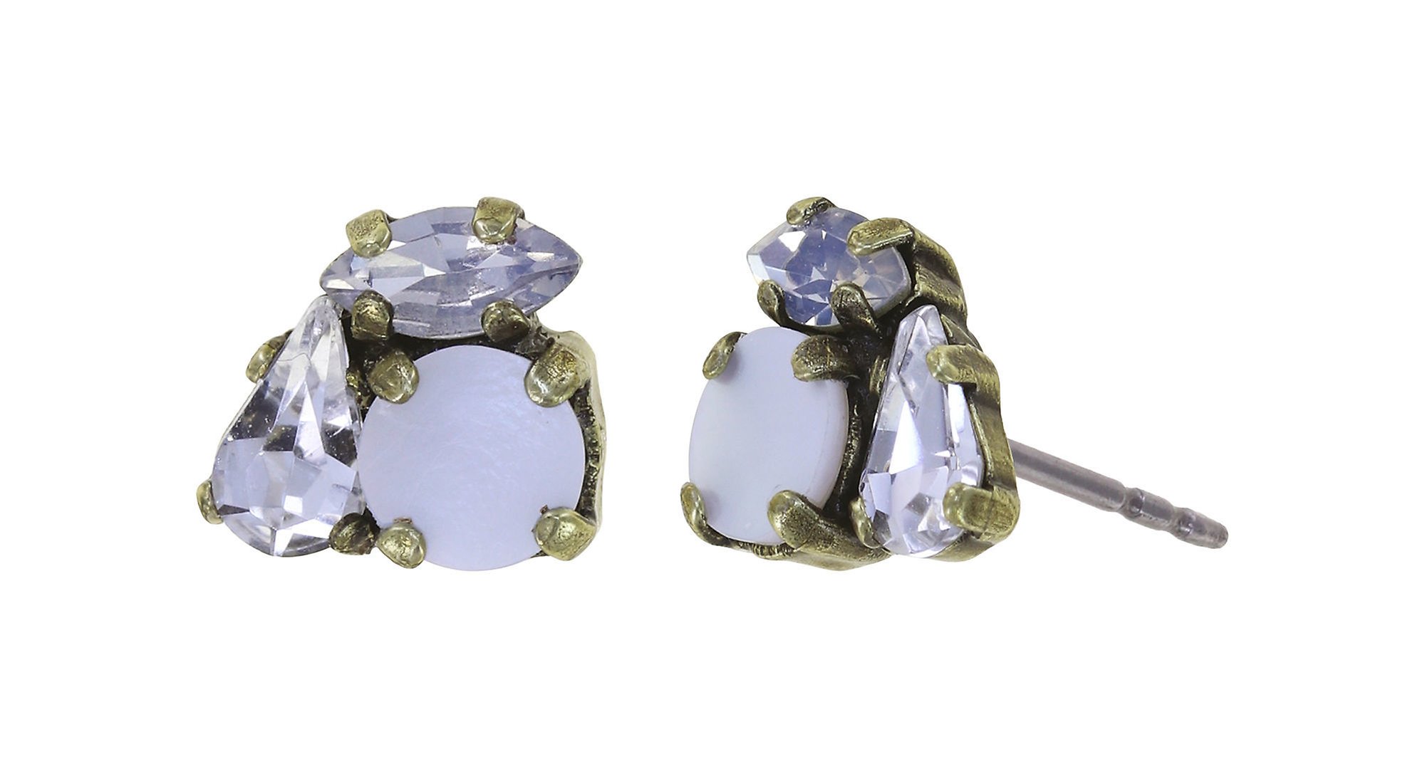 image for Earring Stud Sea Breeze White  