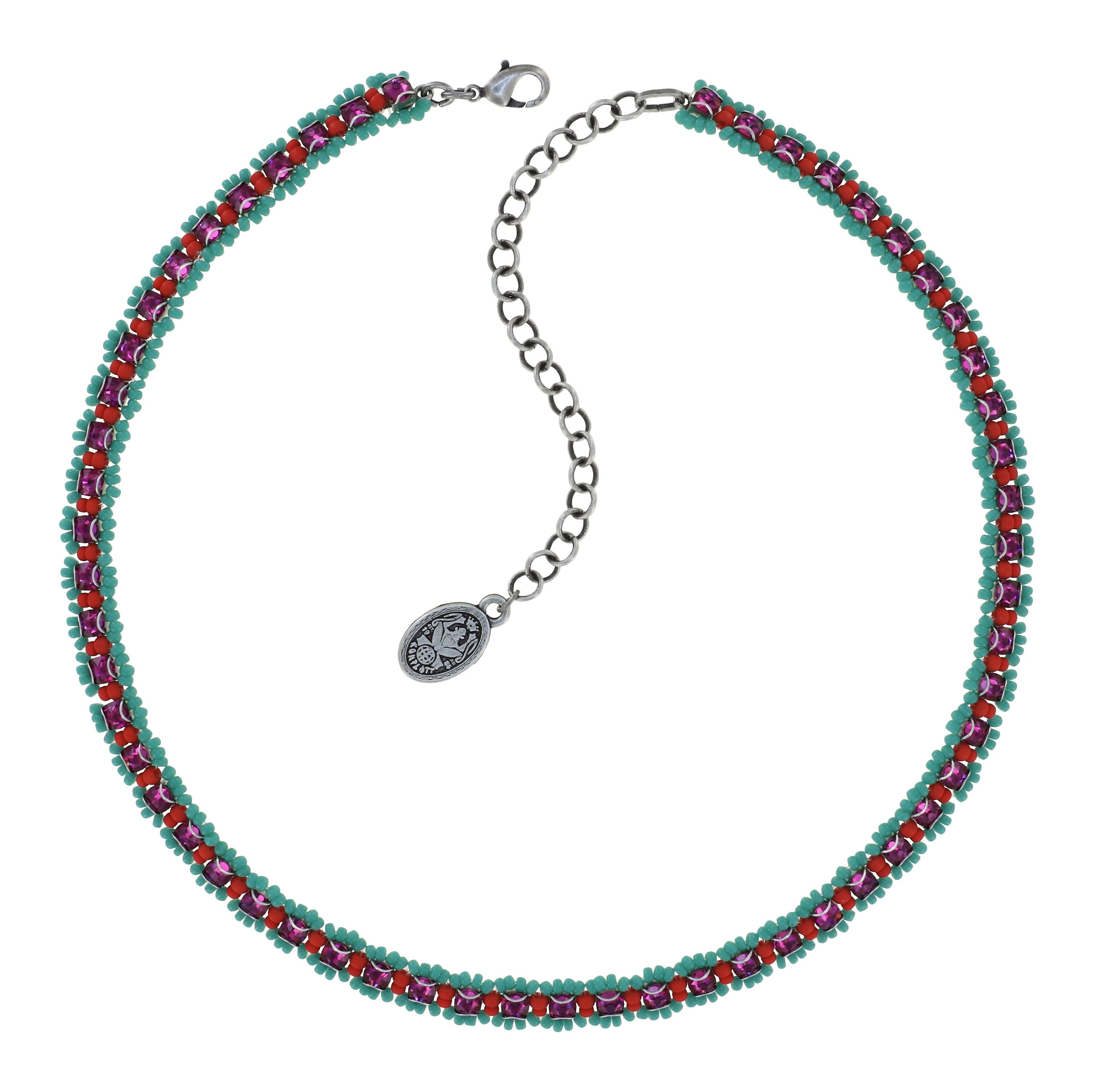 image pour Collier Festival de Luxe Vert / Rouge  