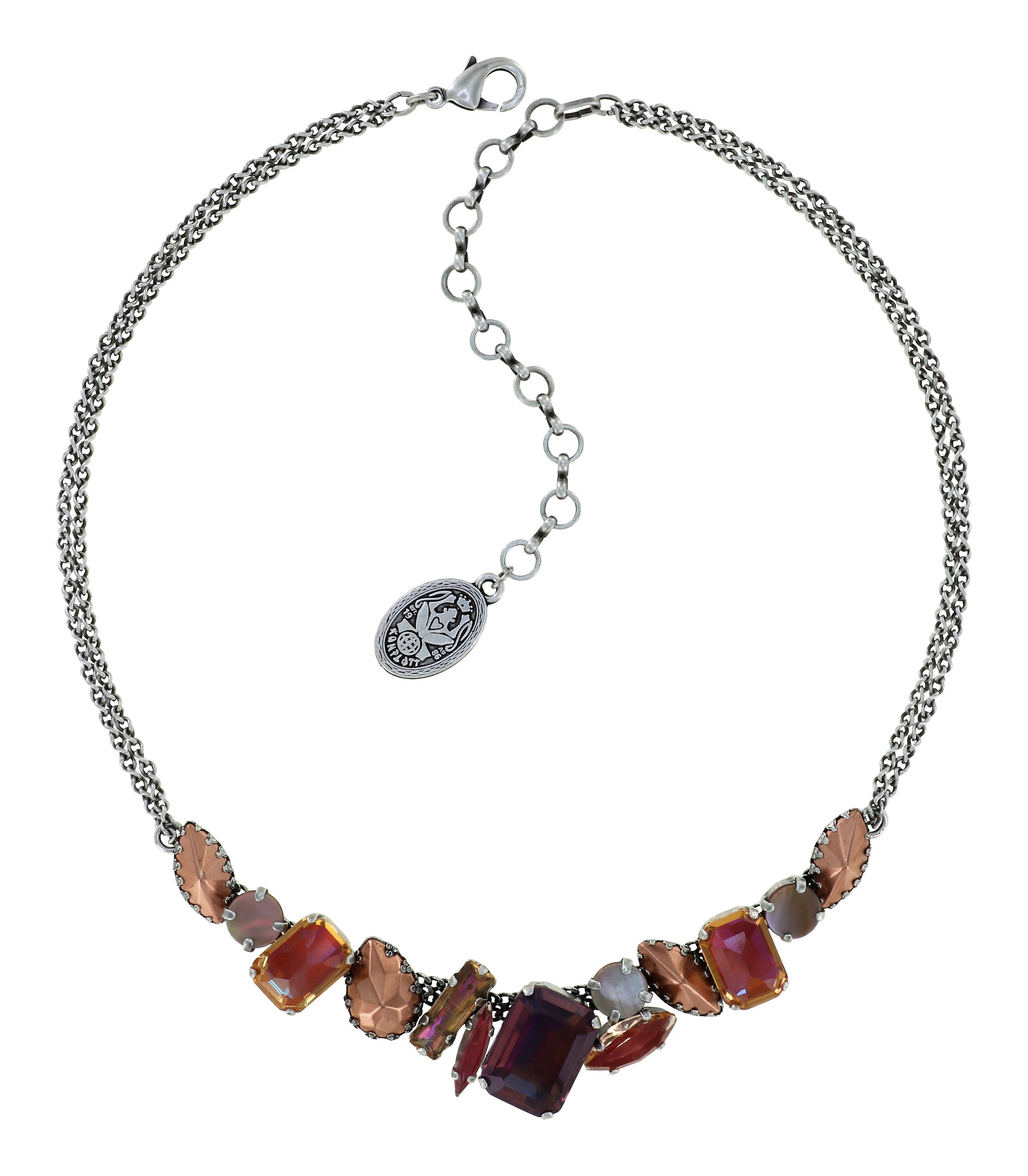 image for Necklace Sea Breeze Pink / Brown  