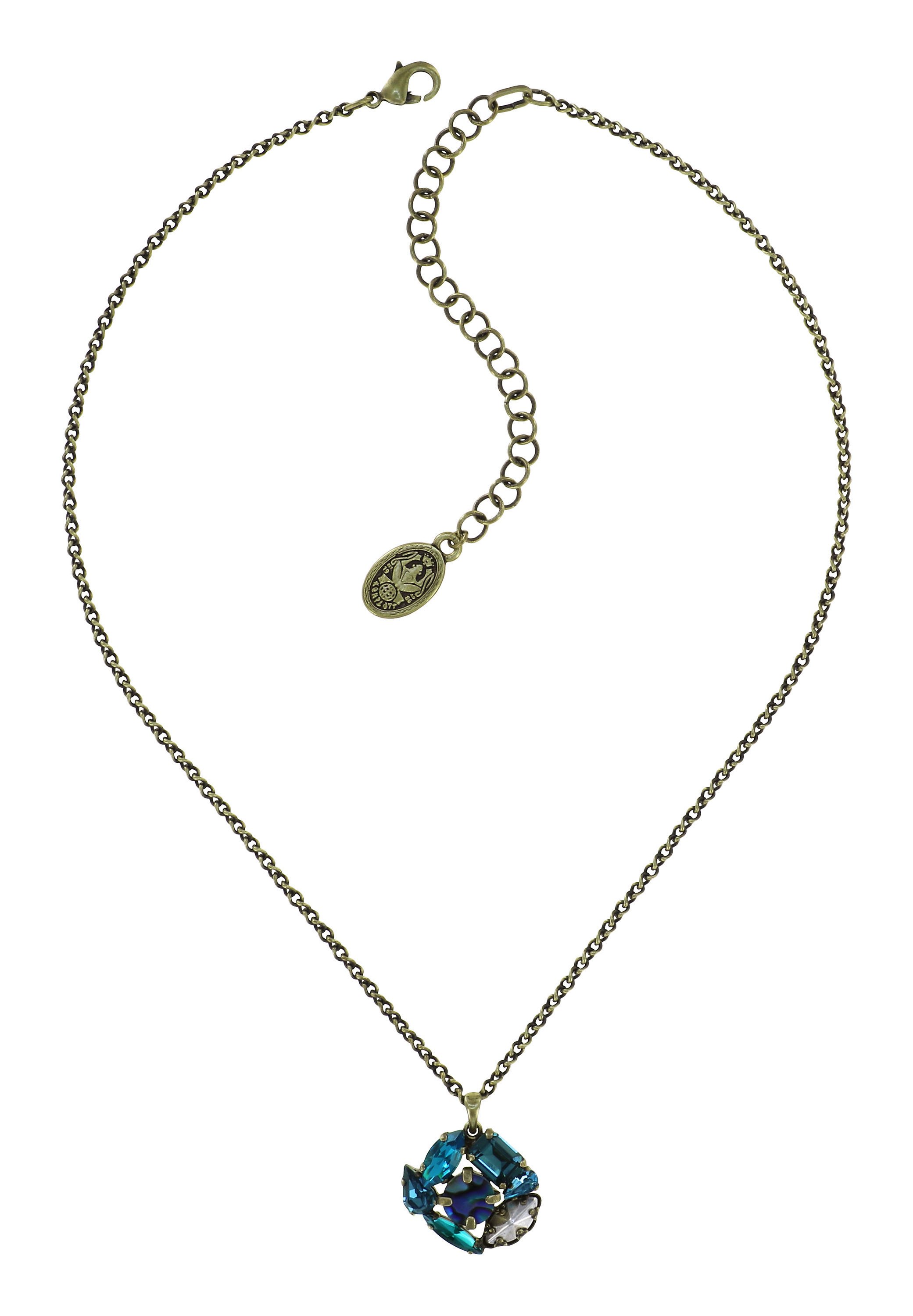 image for Necklace pendant Sea Breeze Blue / Green  