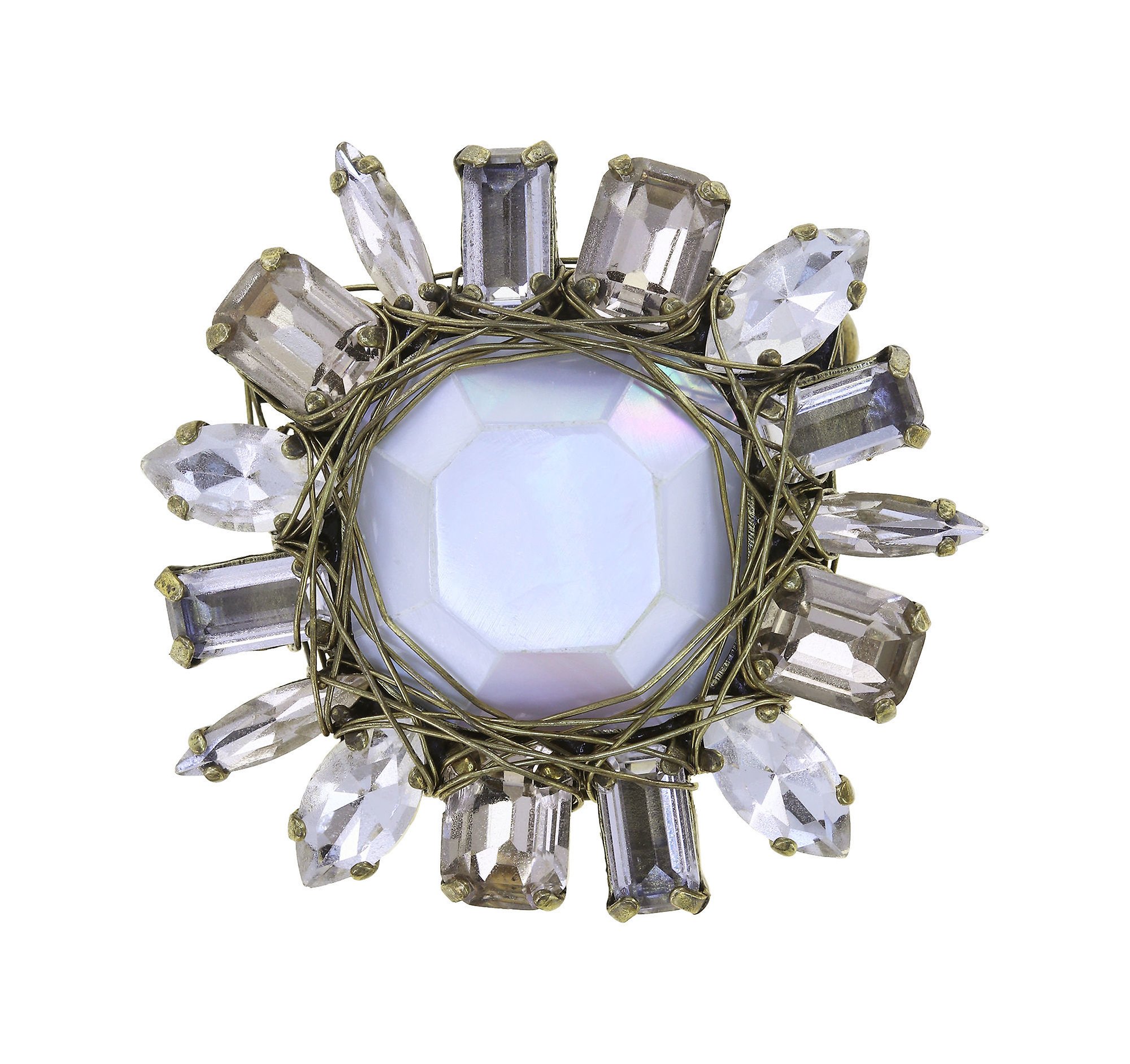 image pour Broche Cocktail at the Beach Blanc  size M