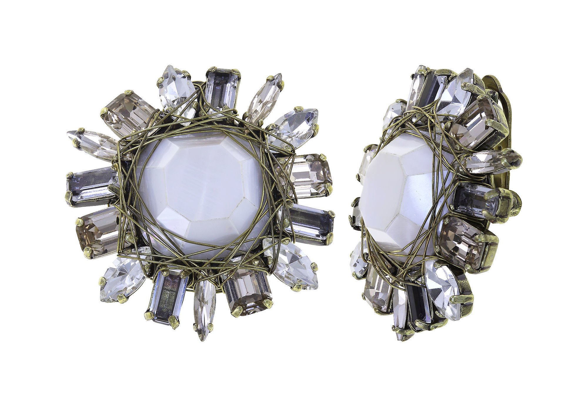 image pour Boucles d'oreilles Clip Cocktail at the Beach Blanc  size M