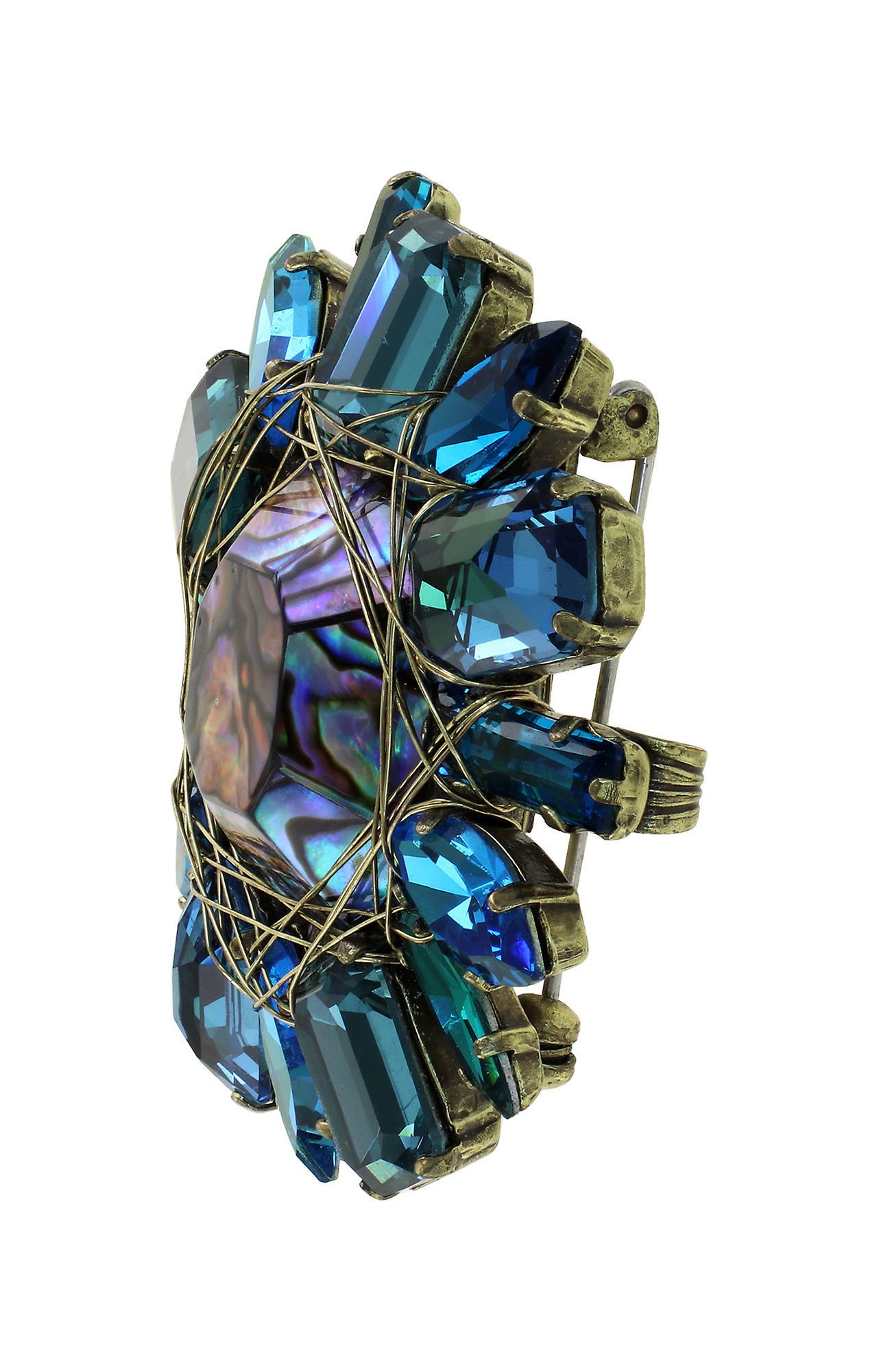 image pour Broche Cocktail at the Beach Bleu / Vert  size L